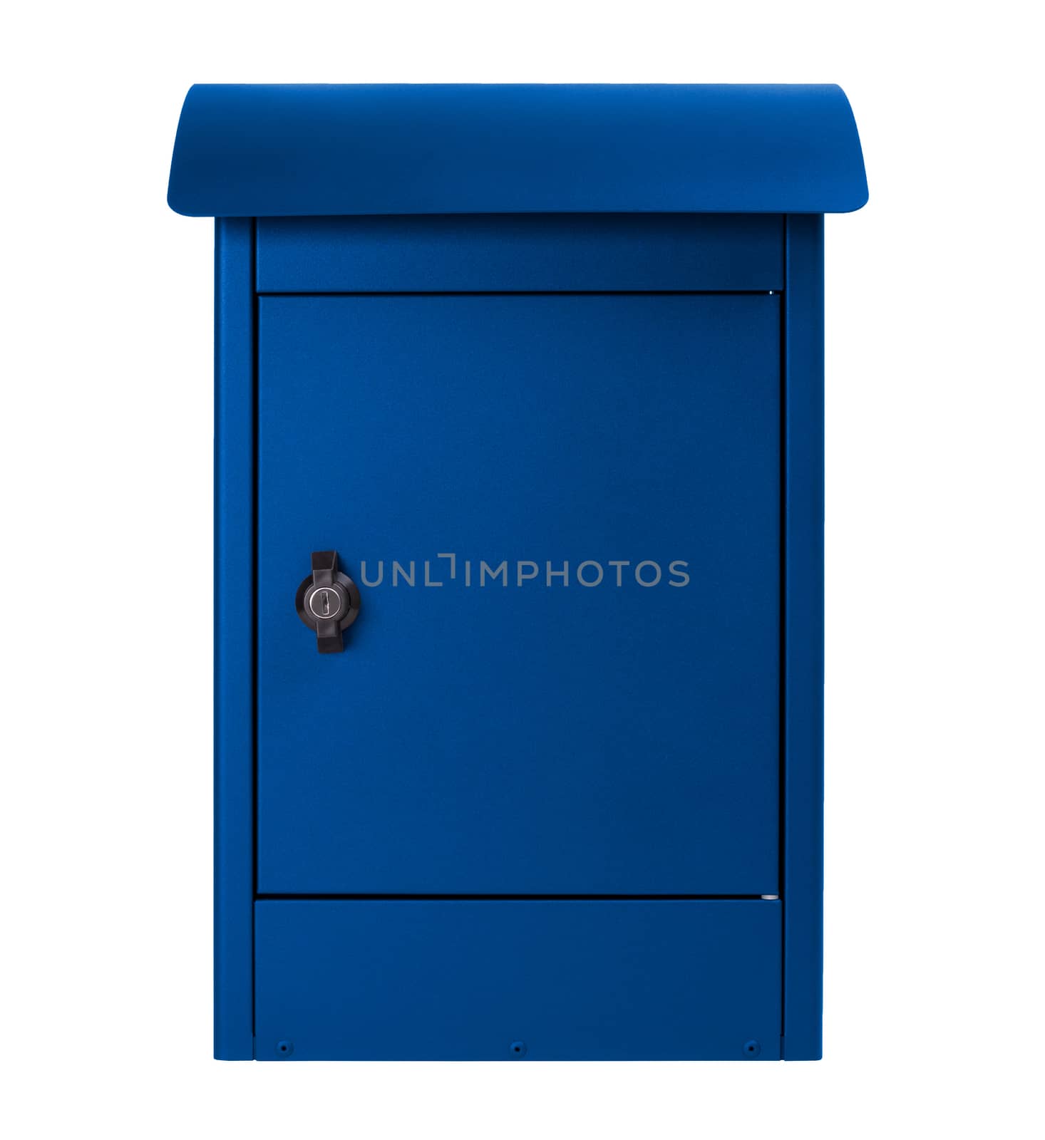 Modern letter-box isolated on a white background