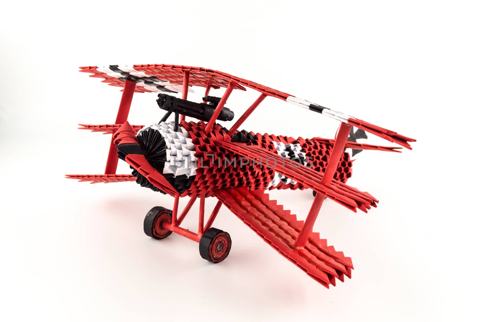 Origami red baron plane  by Philou1000