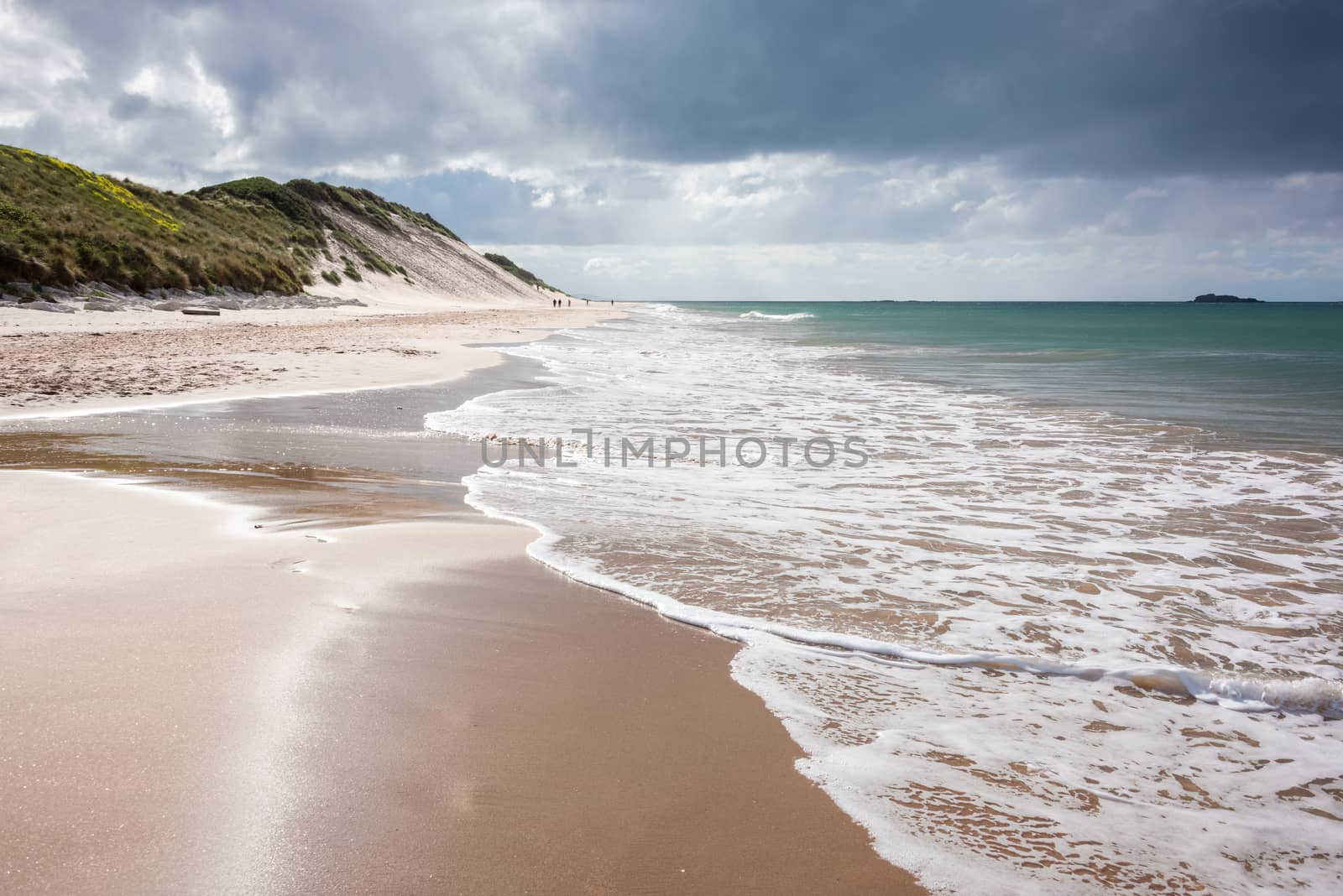 The scenic White Rocks beach along the Causeway Coast, County Antrim, Northern Ireland