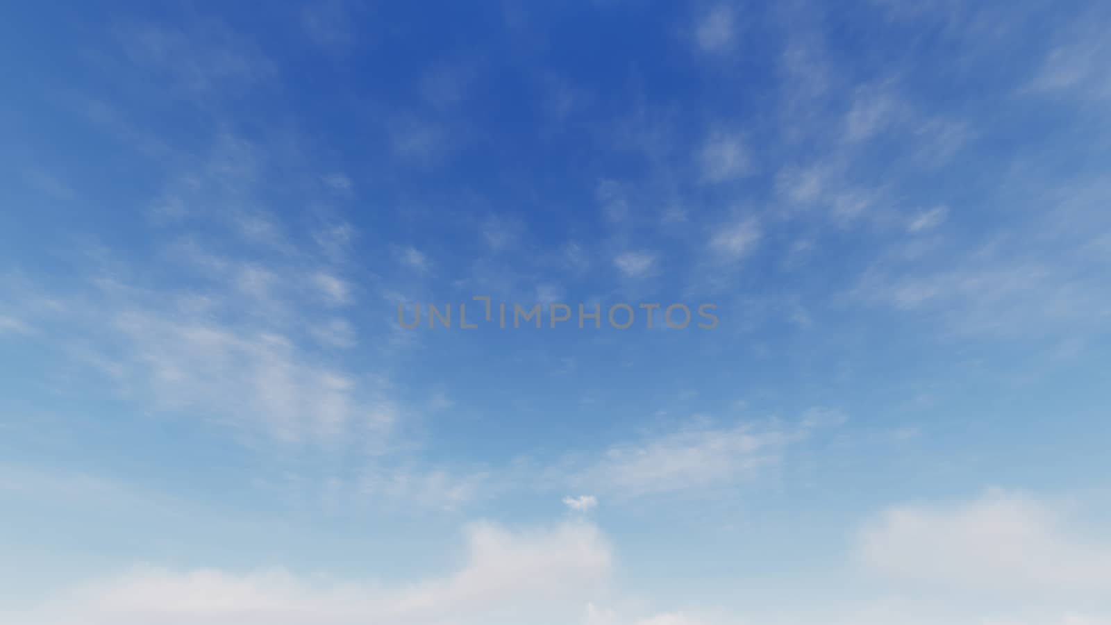 Cloudy blue sky abstract background, blue sky background with tiny clouds, 3d rendering

