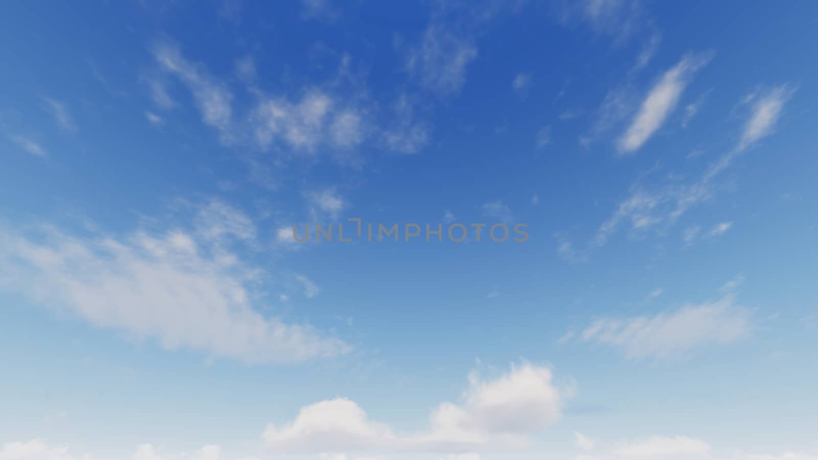 Cloudy blue sky abstract background, blue sky background with tiny clouds, 3d rendering

