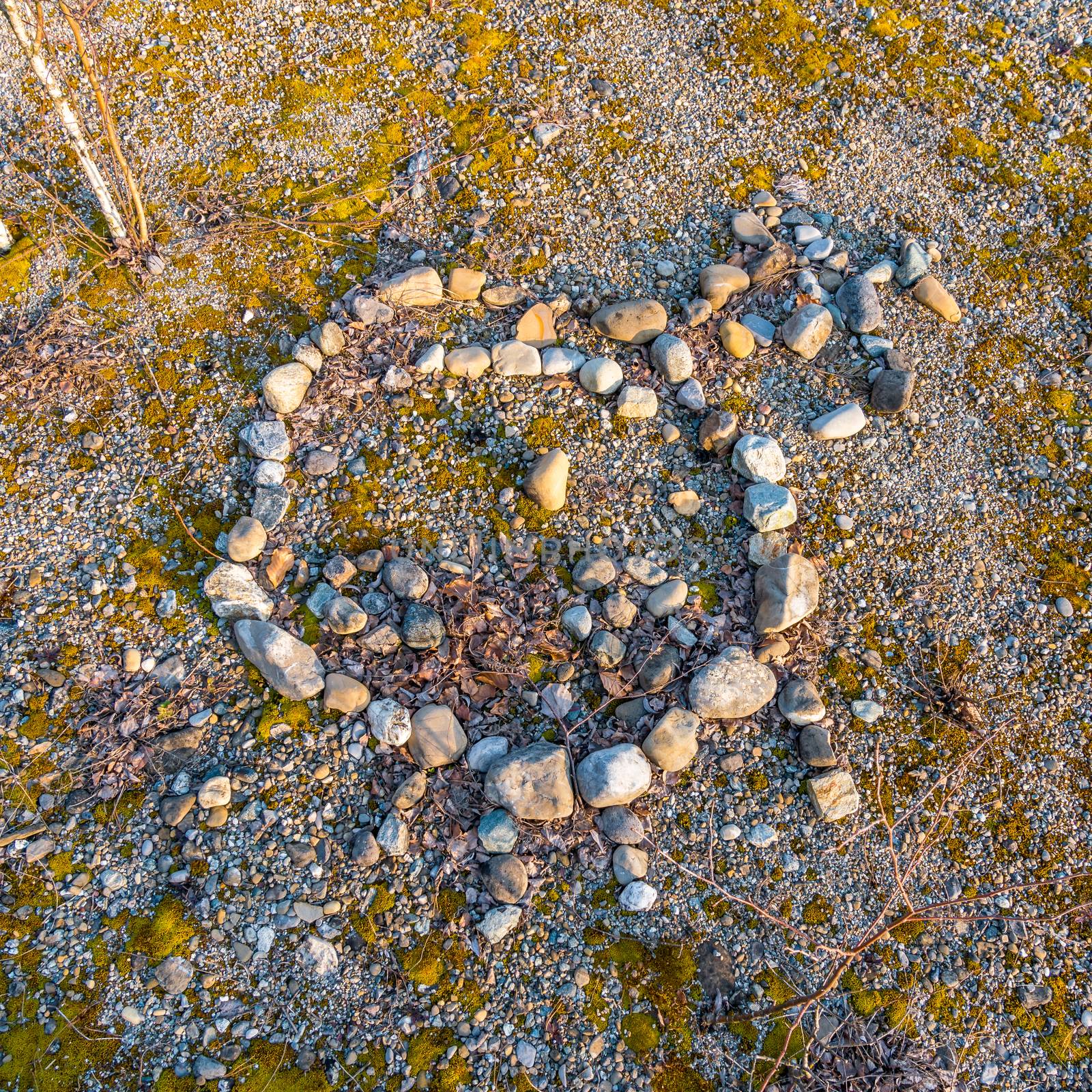 Mysterious stone labyrinth in Upper Swabia by mindscapephotos