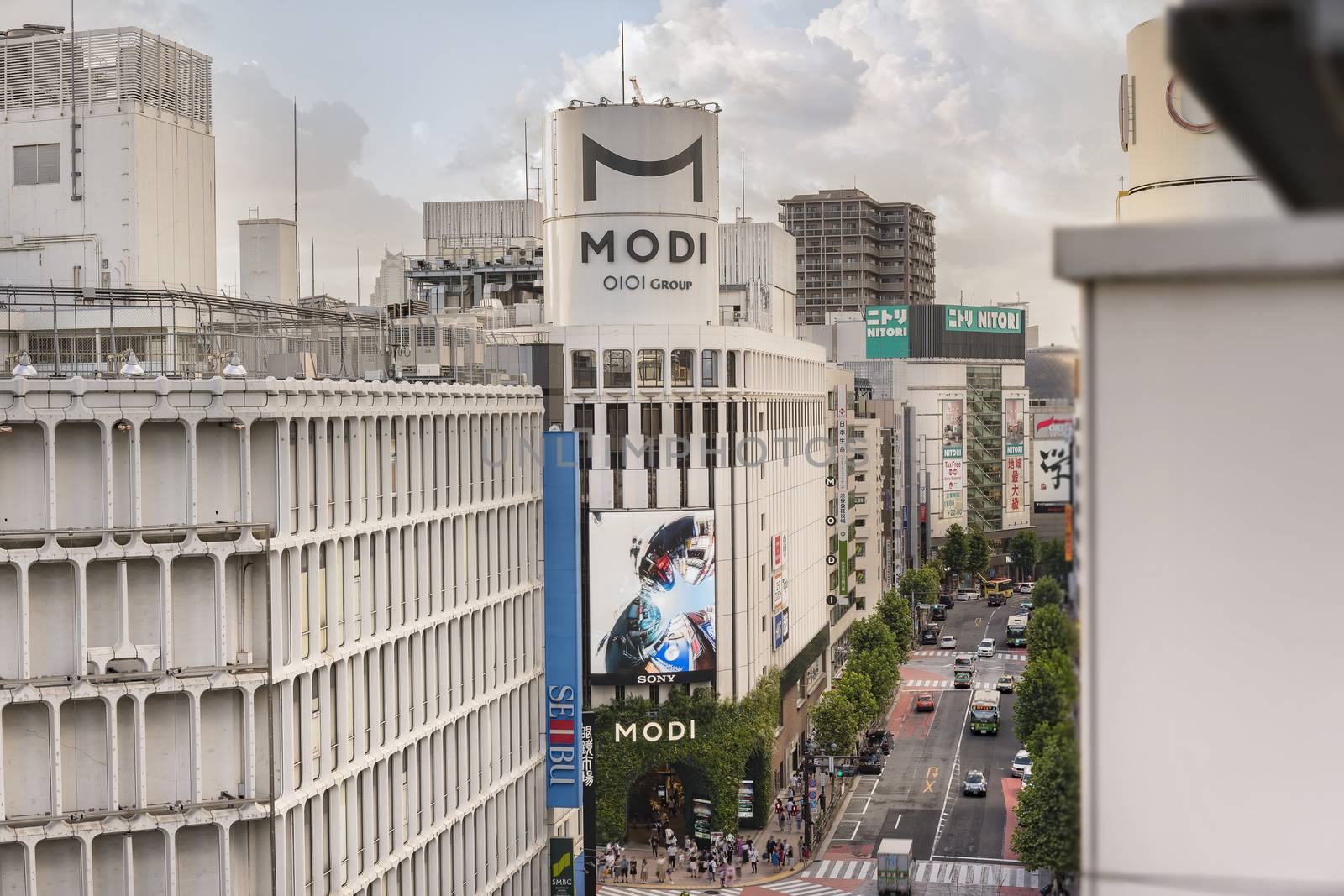 Shibuya Modi Marui City Building opened in 2015 by kuremo