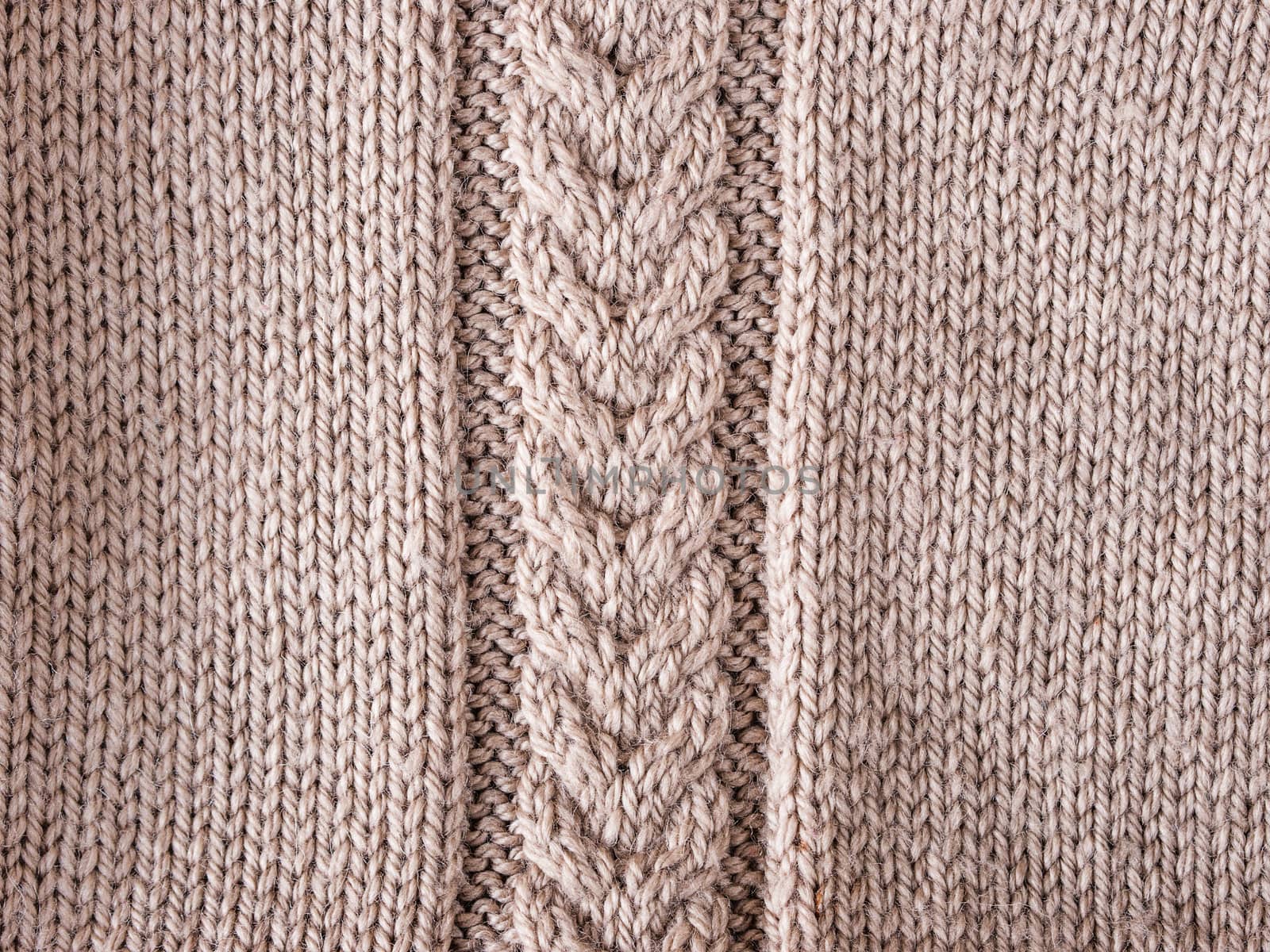braid on knit sweater by fascinadora