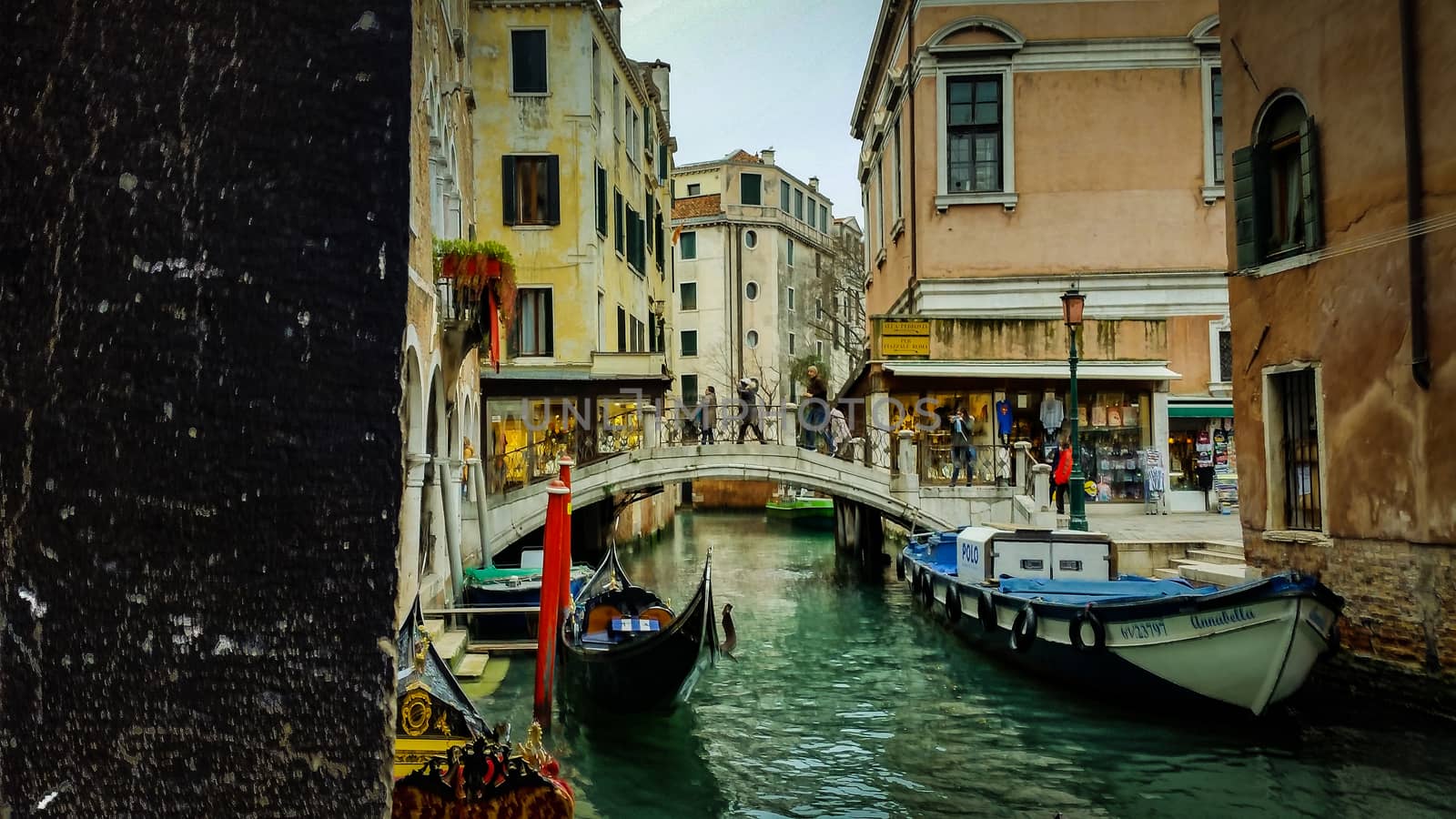 VENICE,ITALY 26 FEBRUARY 2020: Street of Venice