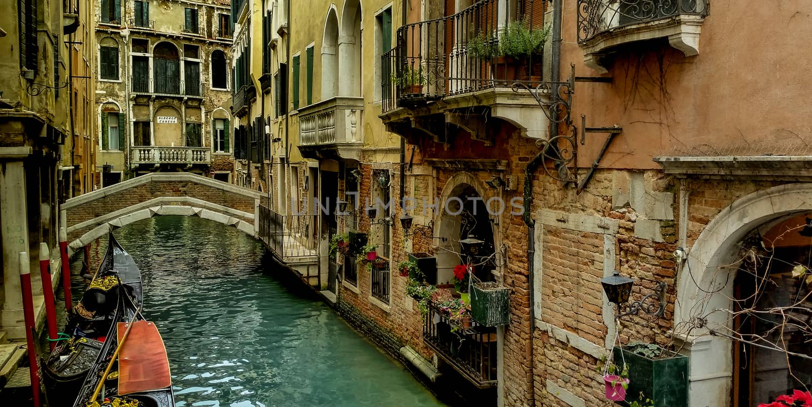 VENICE,ITALY 26 FEBRUARY 2020: Street of Venice