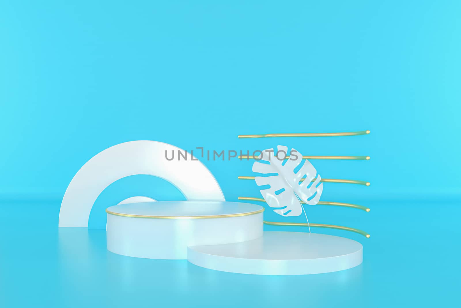 3d render, abstract geometric background, cylinder podium, minimalistic primitive shapes, modern mock up, blank template, empty showcase, shop display
