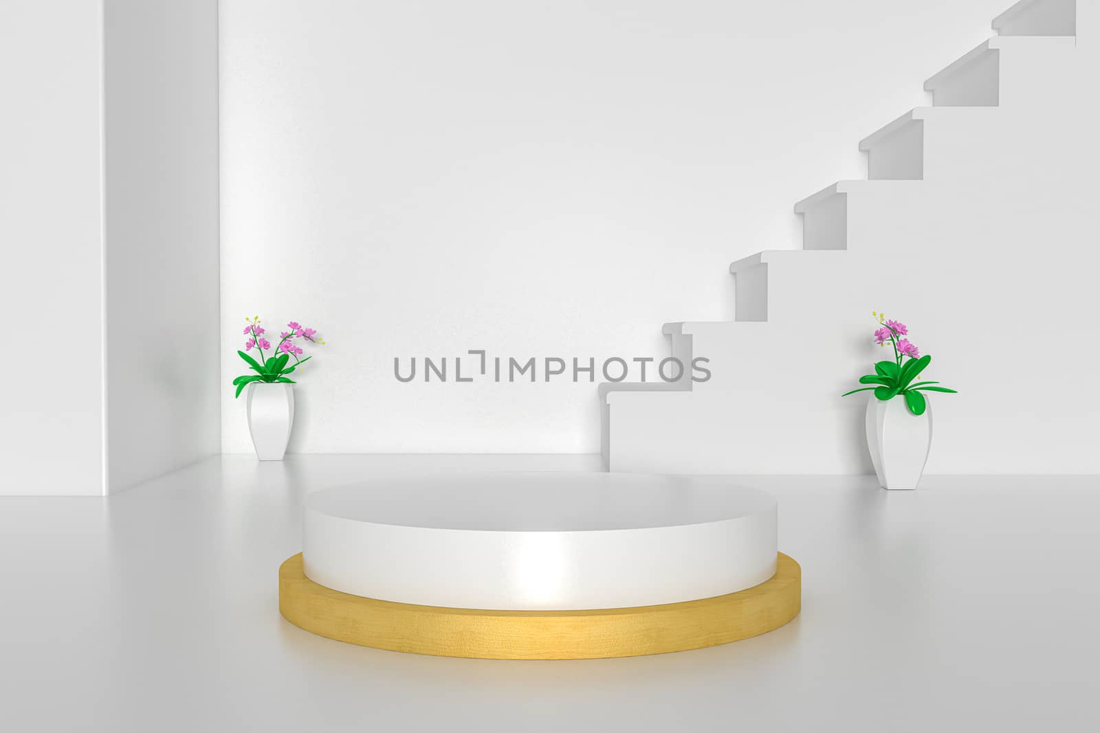 3d render, abstract geometric background, cylinder podium, minimalistic primitive shapes, modern mock up, blank template, empty showcase, shop display