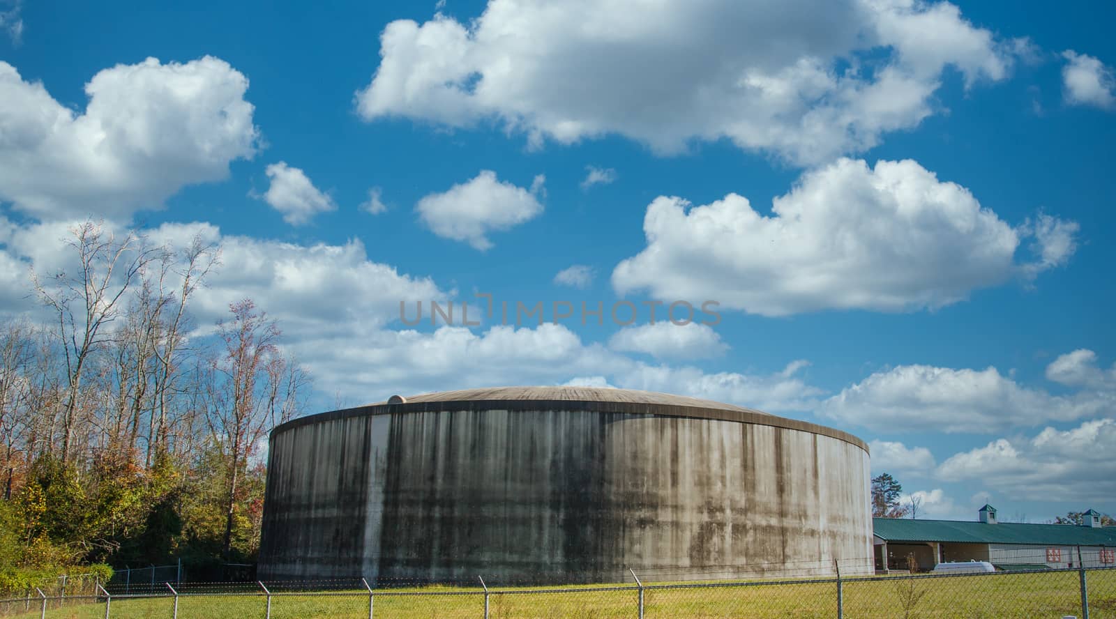 Old Concrete Water Tank by dbvirago