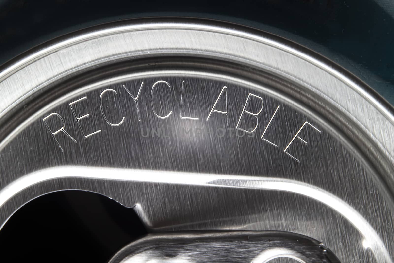 A close up of a open aluminium can