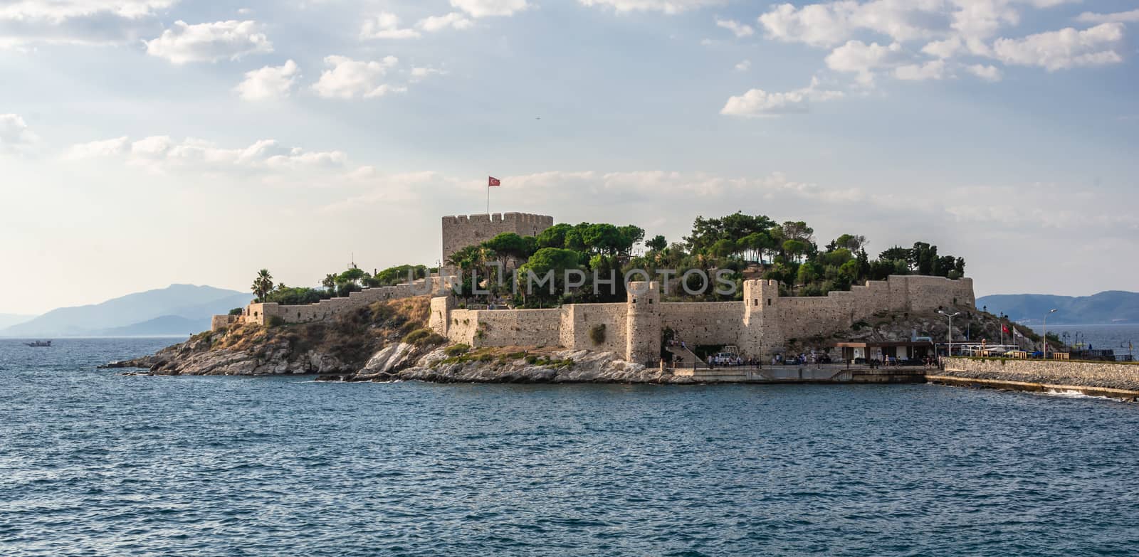 Kusadasi castle in Aydin province, Turkey by Multipedia