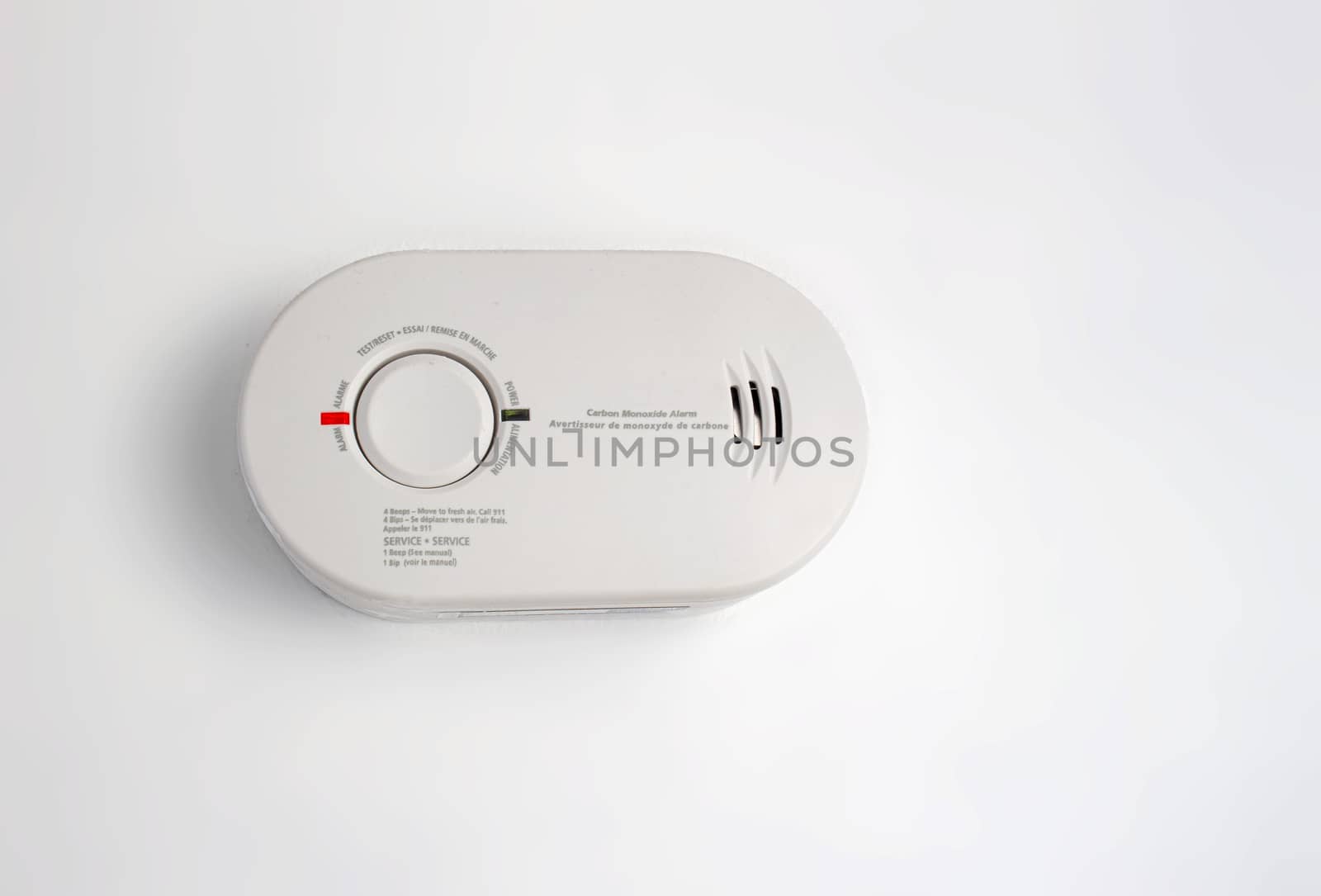 Carbon Monoxide Alarm with a red light Alarm by oasisamuel