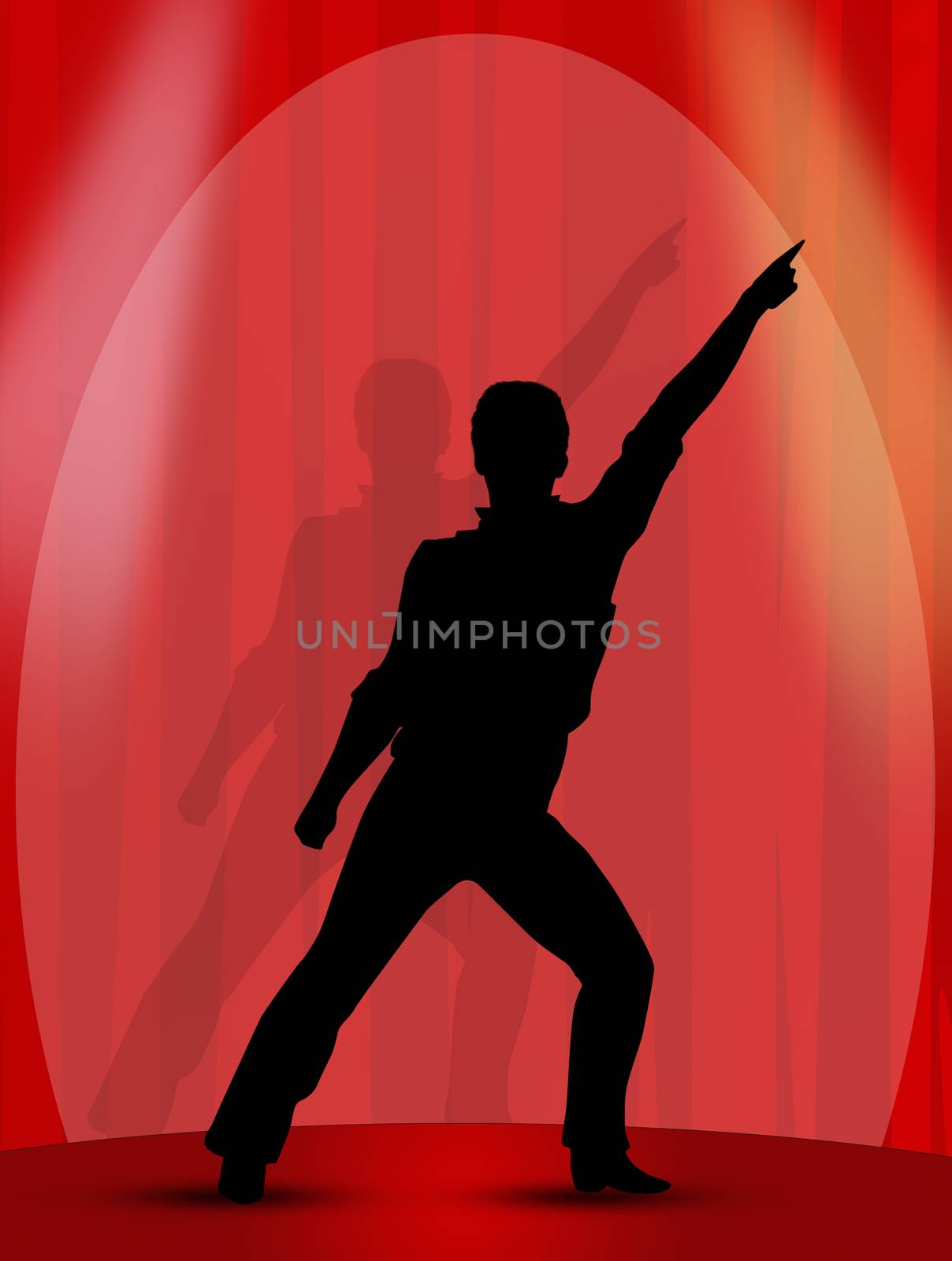 man dancing in the disco by adrenalina