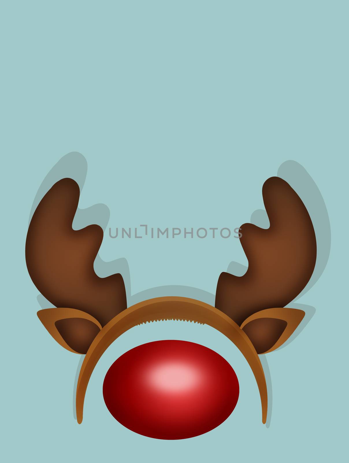 Reindeer horns and nose by adrenalina