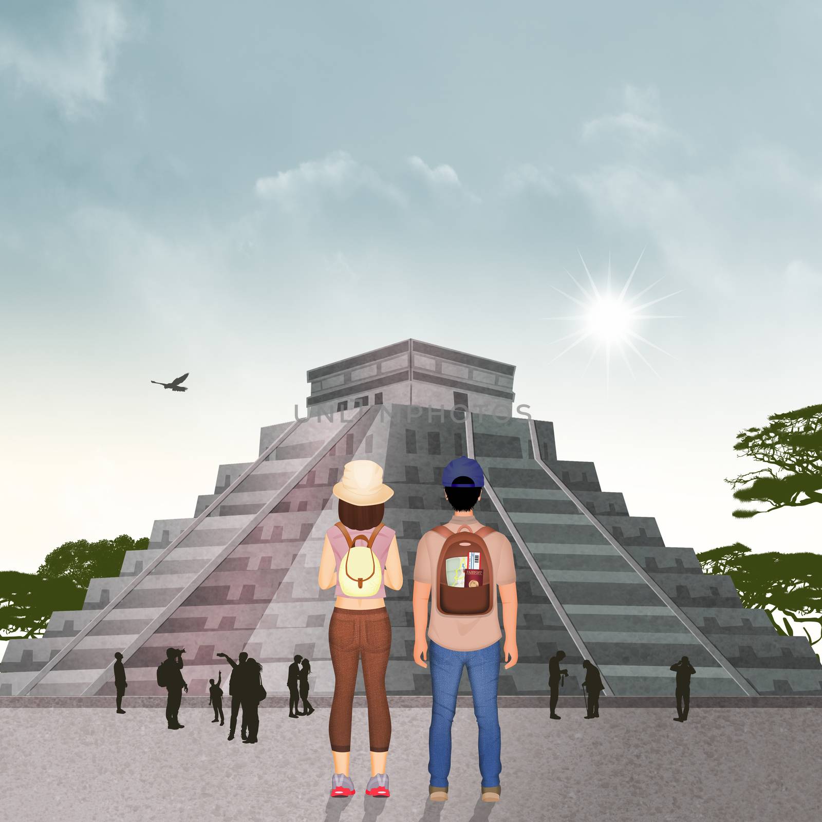 couple traveling in Mexico by adrenalina