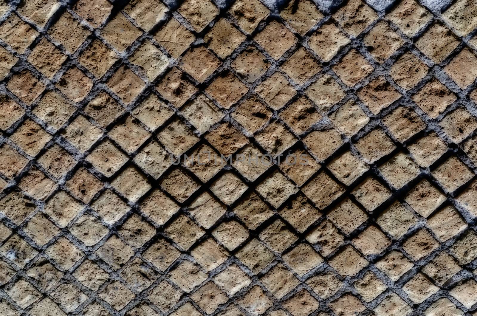 Stone Brick Wall Texture with copy space, may use as background