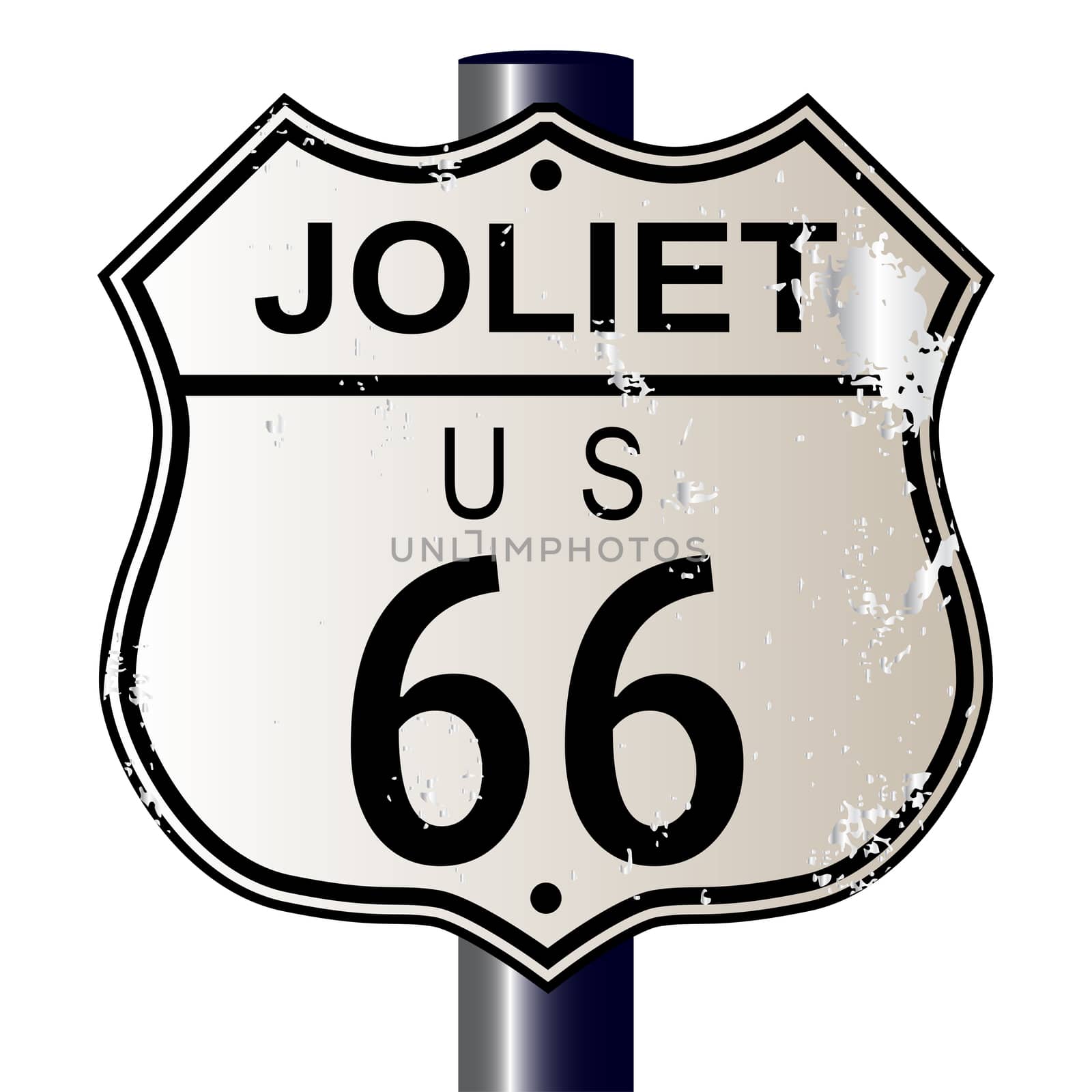 Joliet Route 66 Sign by Bigalbaloo