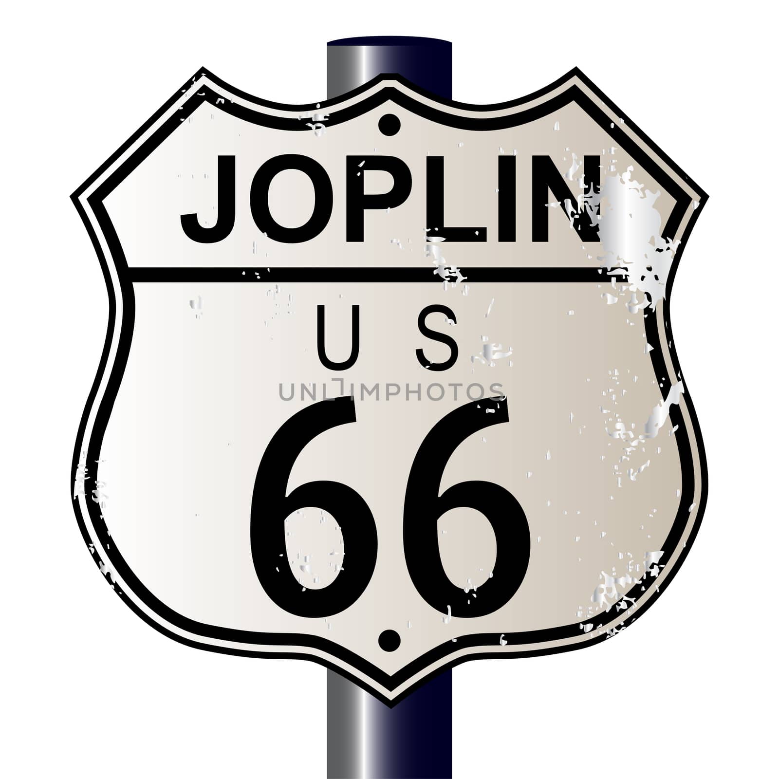 Joplin Route 66 Sign by Bigalbaloo