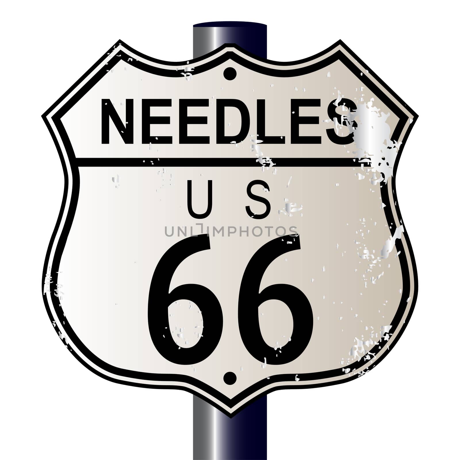 Needles Route 66 Sign by Bigalbaloo