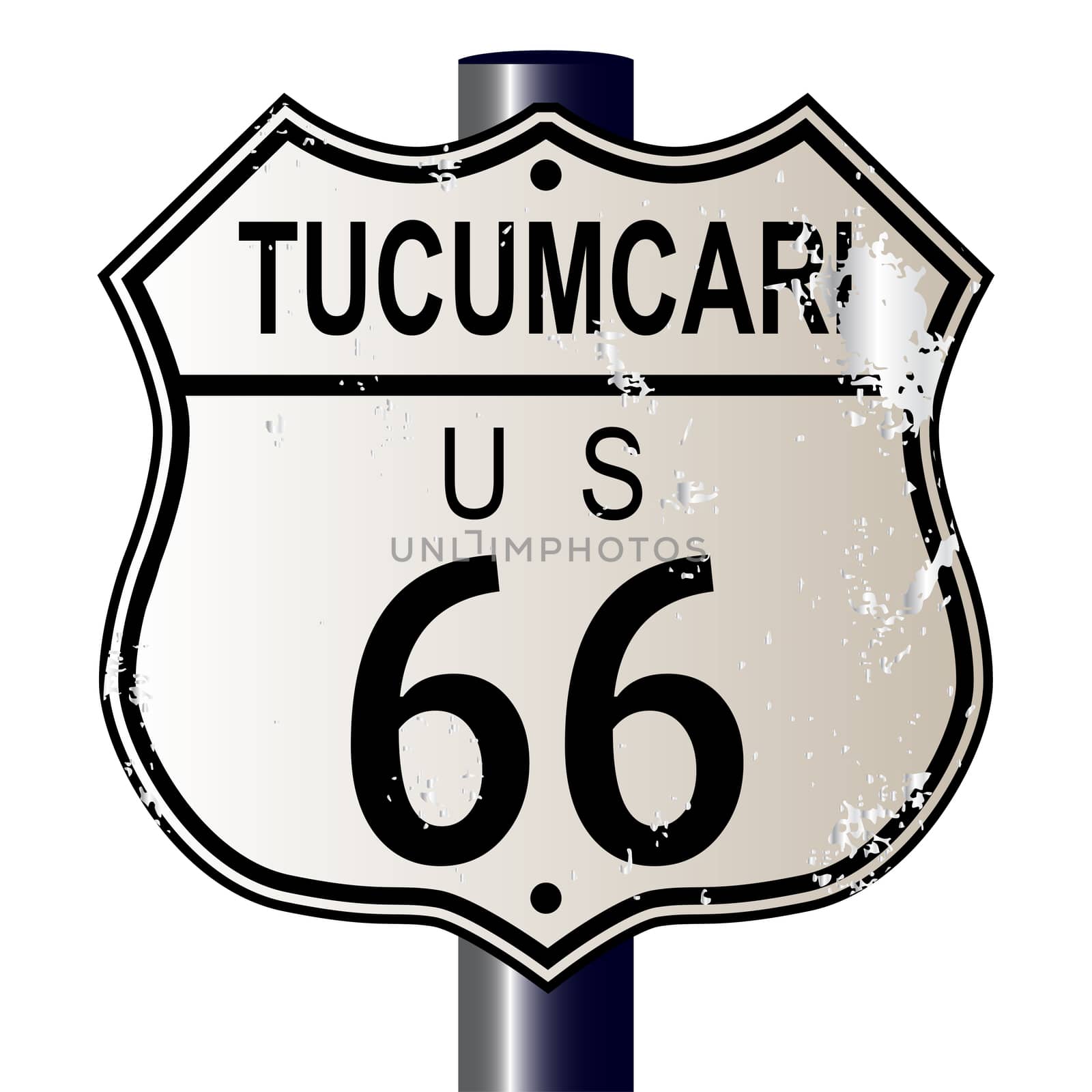 Tucumcari Route 66 Sign by Bigalbaloo