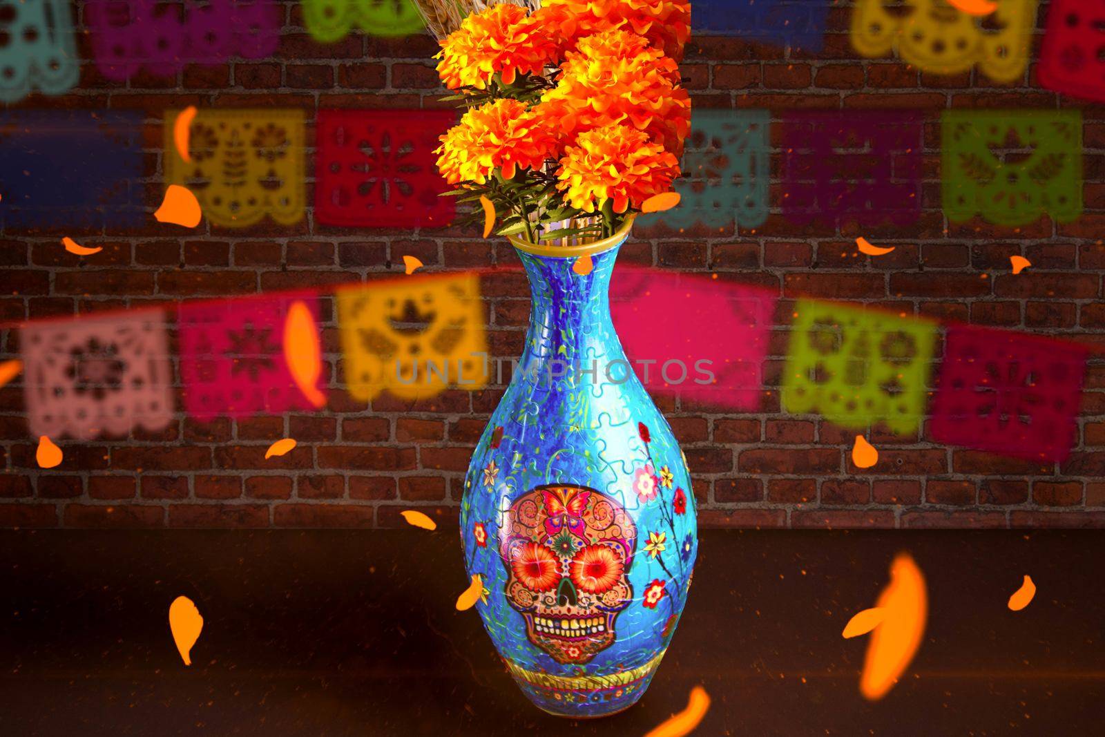 Day of the dead flowers by oasisamuel