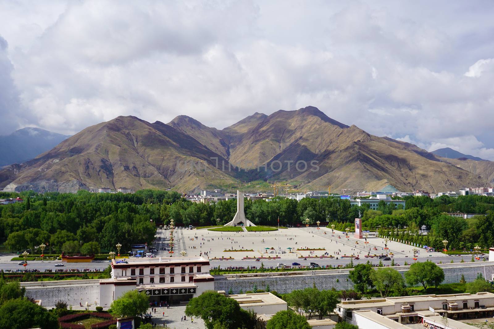 Lhasa city Tibet,China by yongtick