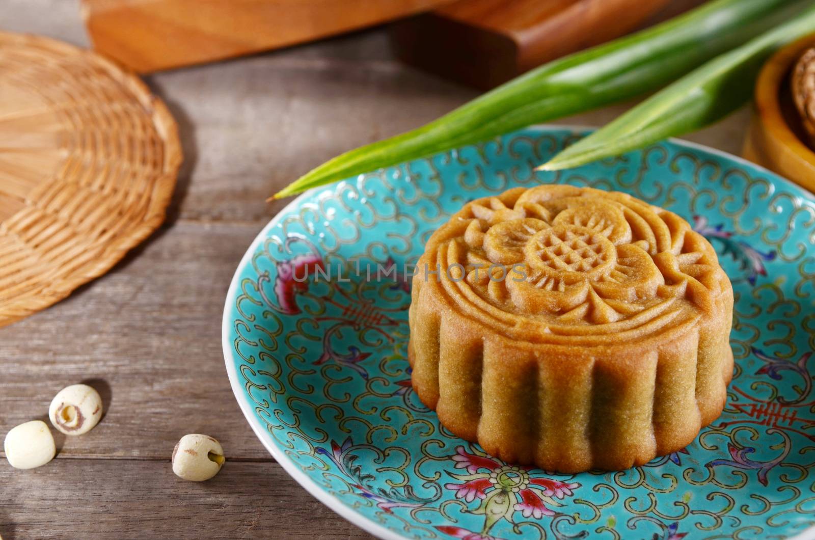  Mooncake ,Chinese mid autumn festival food.