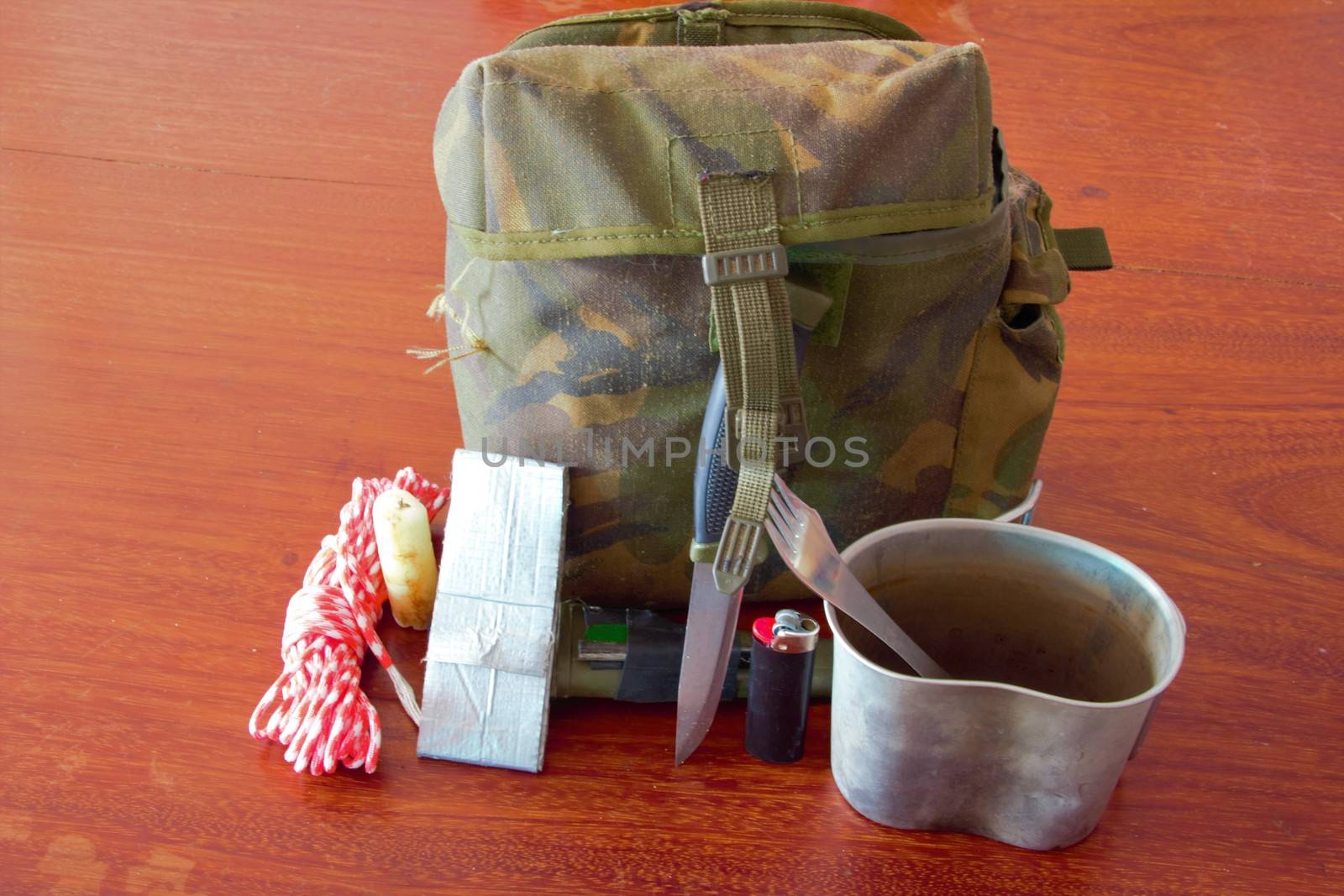 Army survival pouch