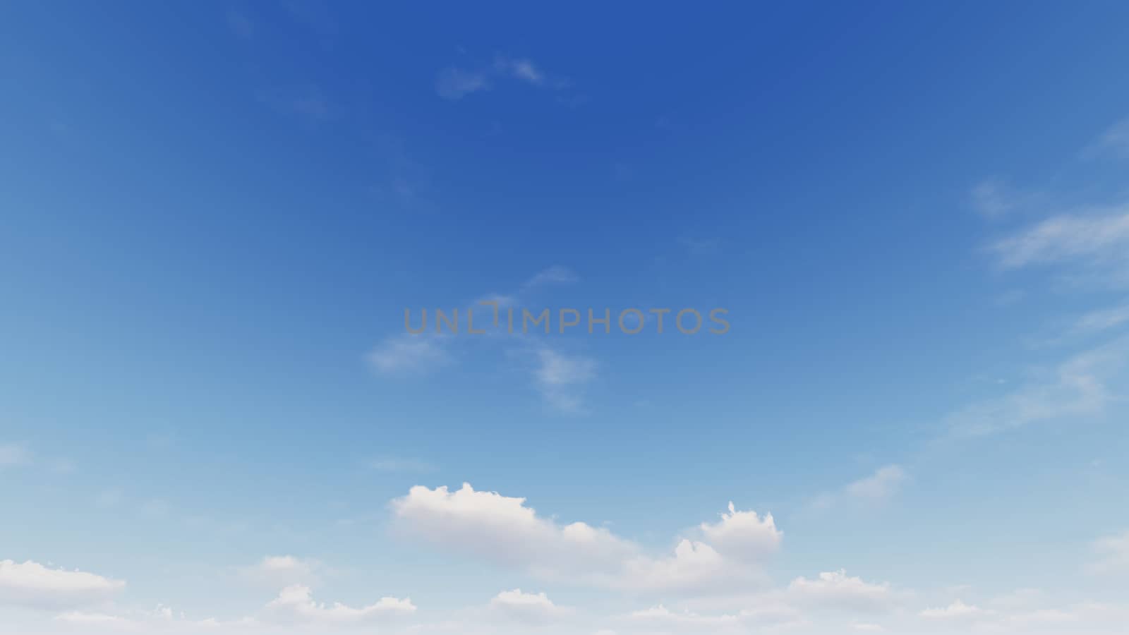 Cloudy blue sky abstract background, blue sky background with tiny clouds, 3d rendering

