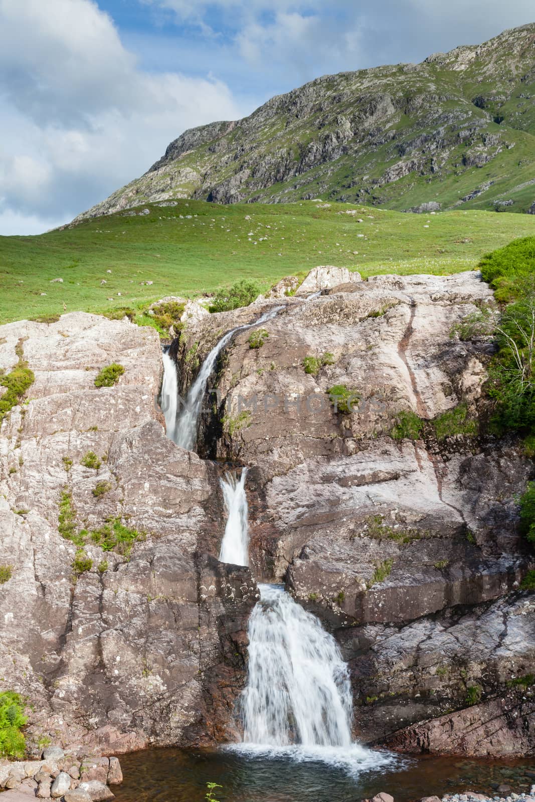 Glencoe Waterfall by ATGImages