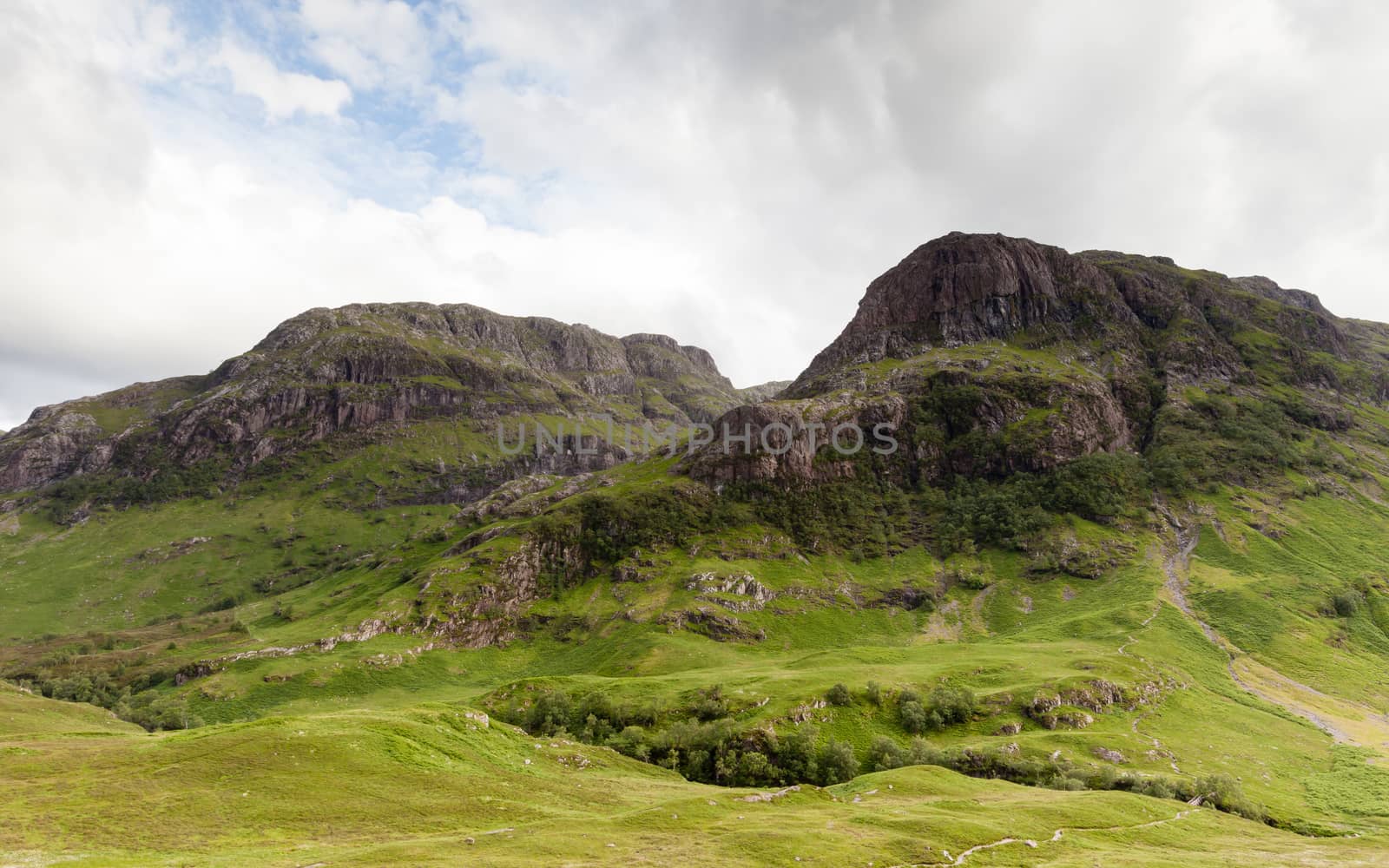 Glencoe Hillside by ATGImages