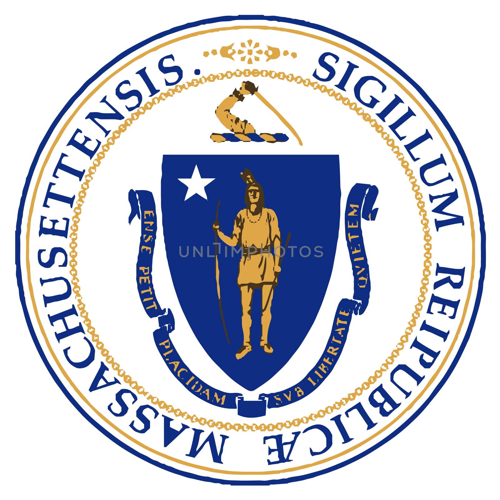 Seal of Massachusetts by Bigalbaloo