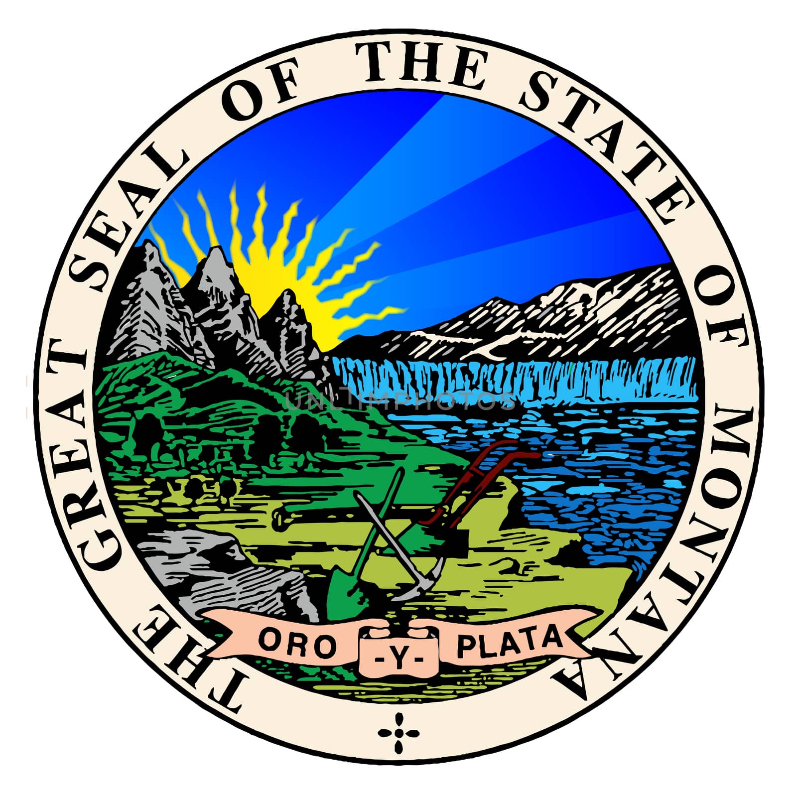 State Seal of Montana by Bigalbaloo