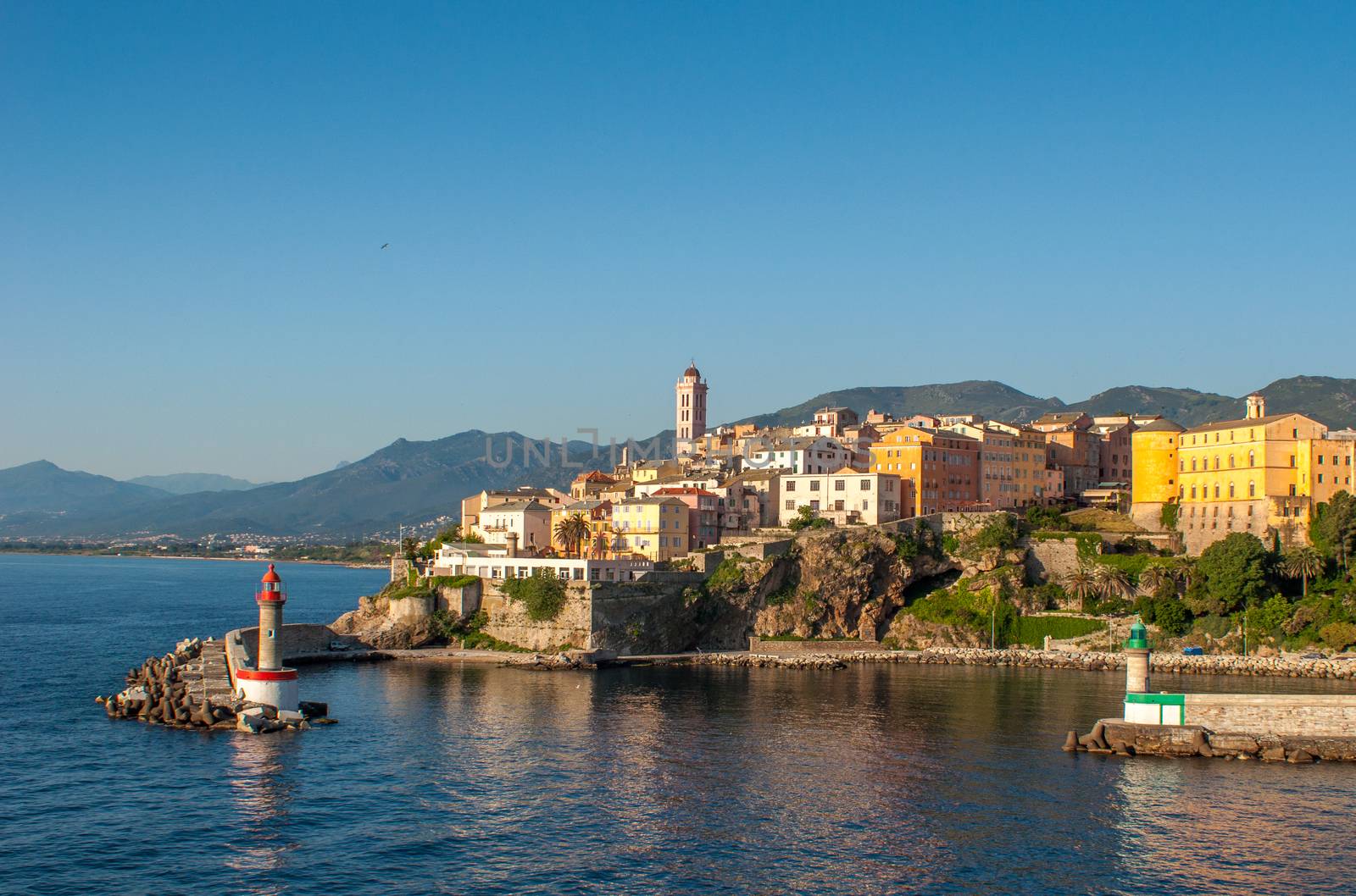 port of the island of beauty in Corsica, France