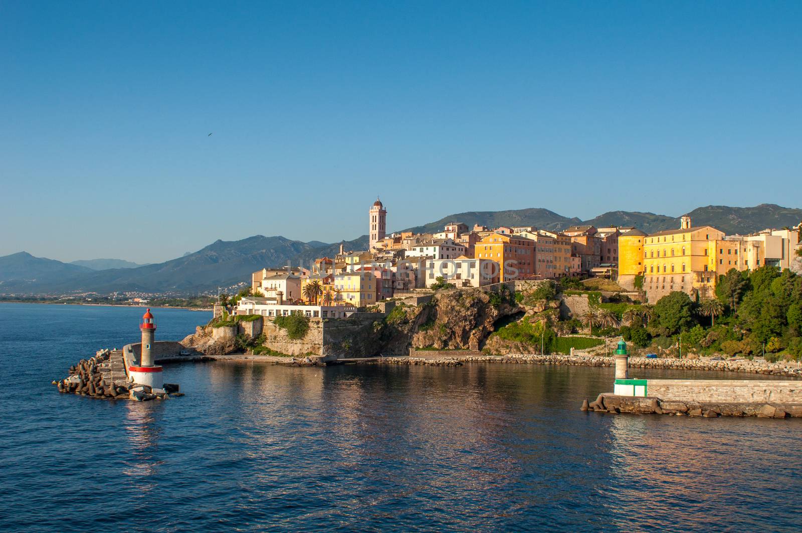 port of the island of beauty in Corsica, France