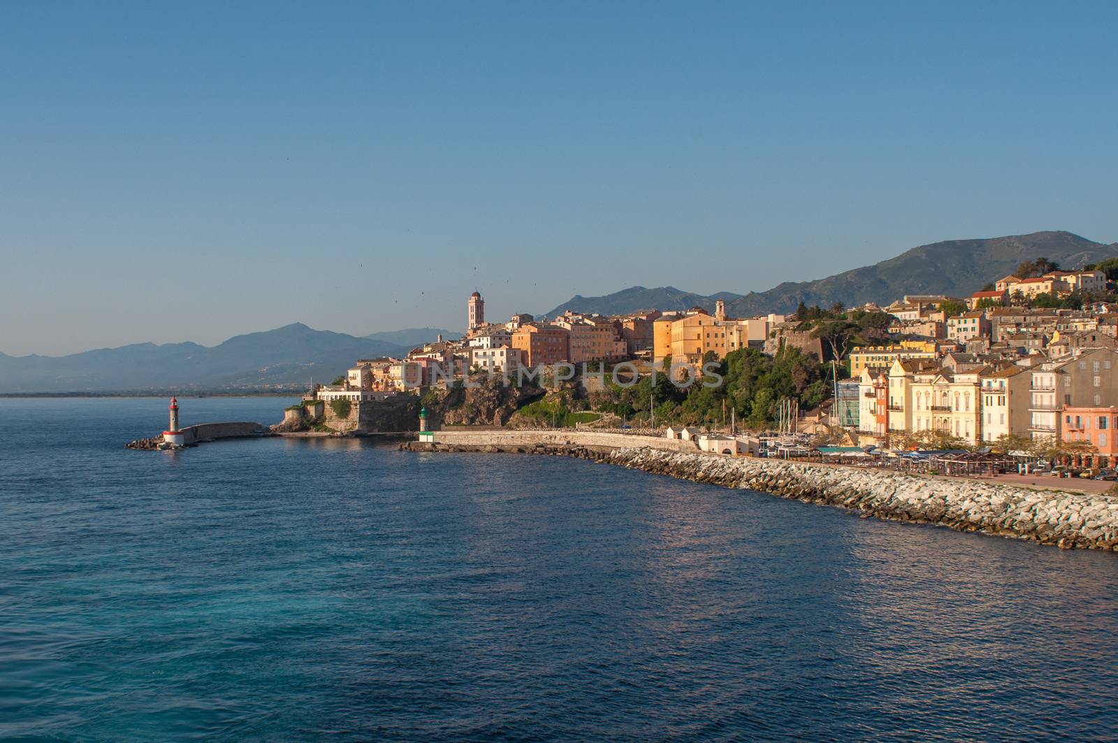 port of the island of beauty in Corsica, France
