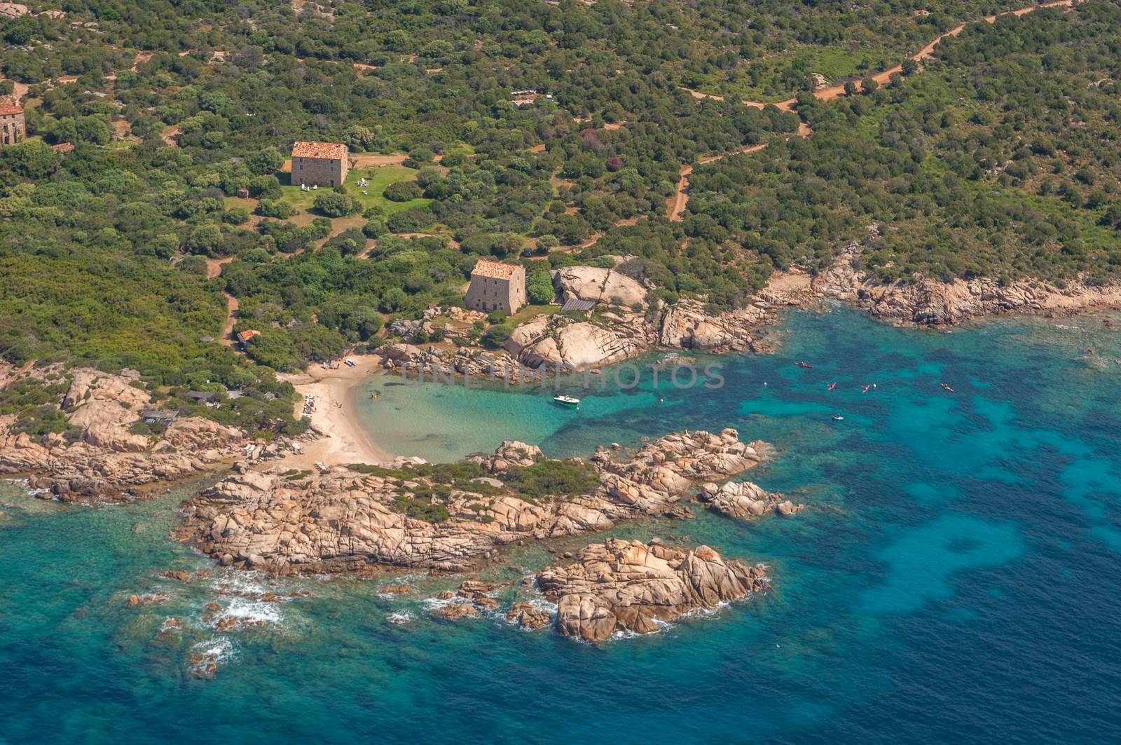 port of the island of beauty in Corsica, France