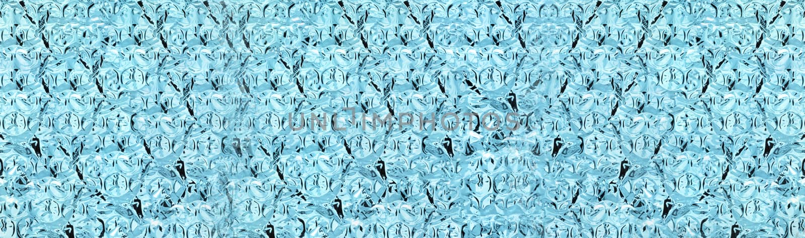 plastic air bubble from a plastic packaging wrapper with copy space