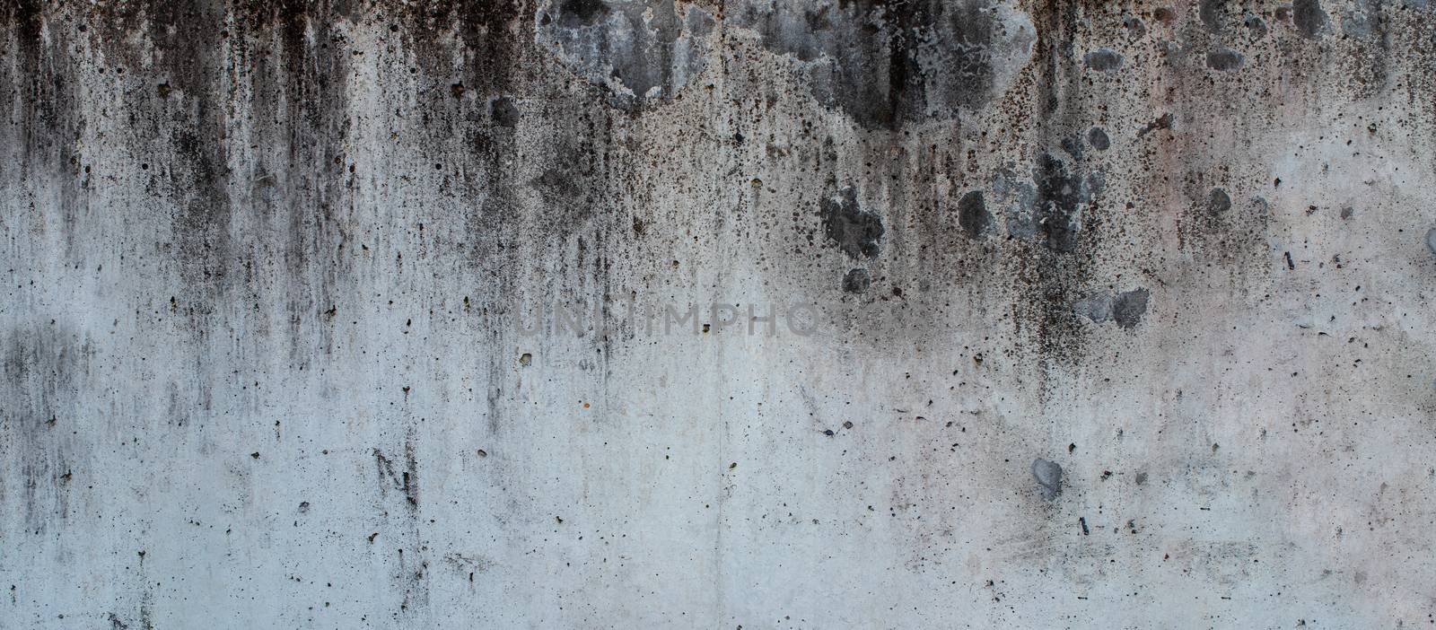 dark grey cement wall with dirt spots for background use.