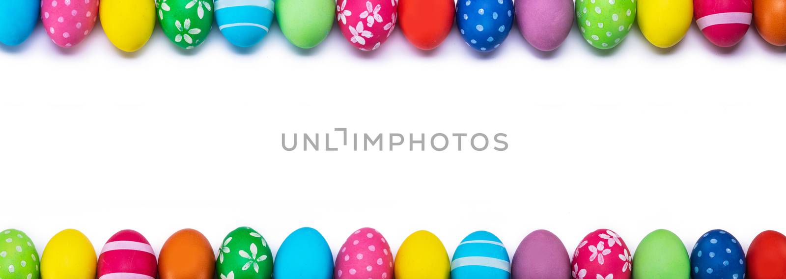 Easter egg isolated on white by Yellowj