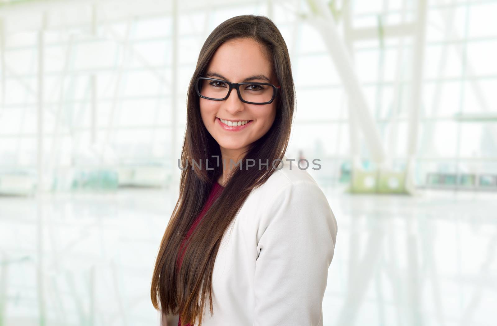 young business woman portrait at the office