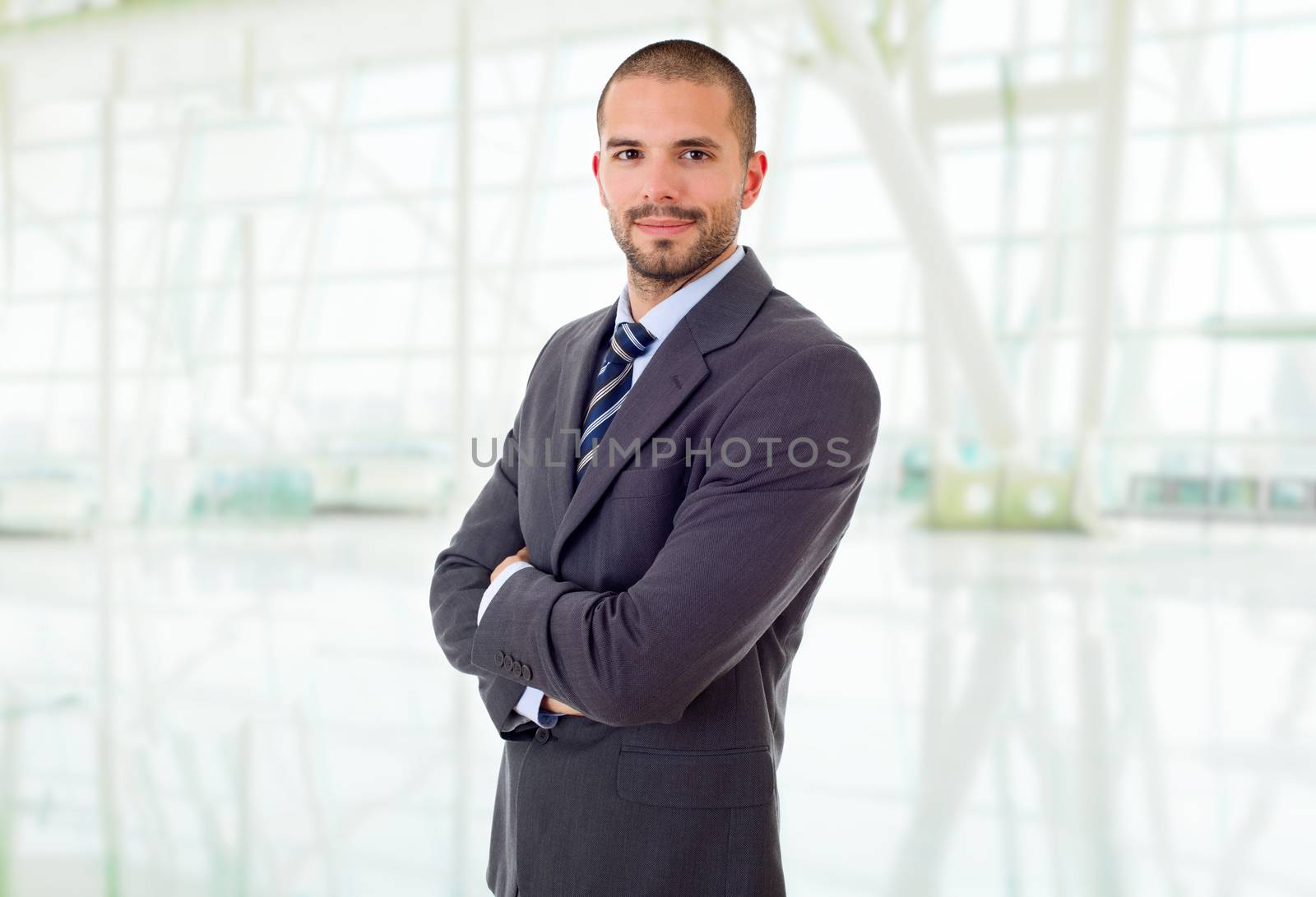 young business man portrait at the office