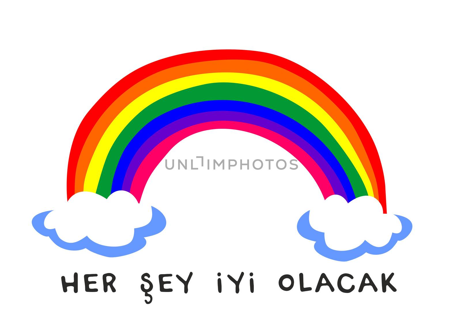 hope rainbow symbol by tony4urban