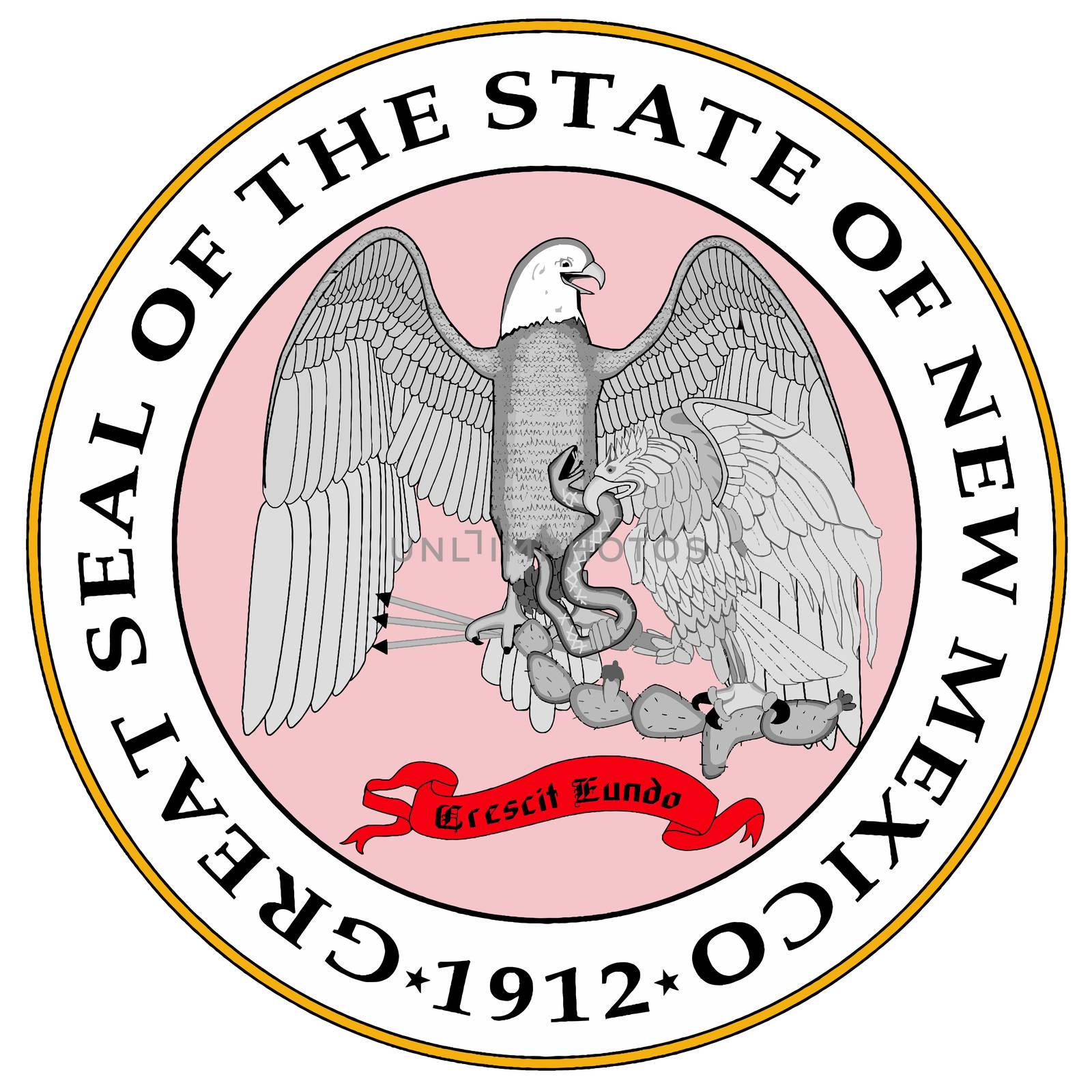 New Mexico State Seal by Bigalbaloo