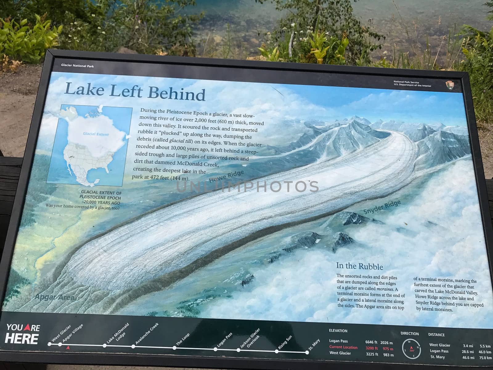 Glacier National Park Montana Rocky Mountains usa