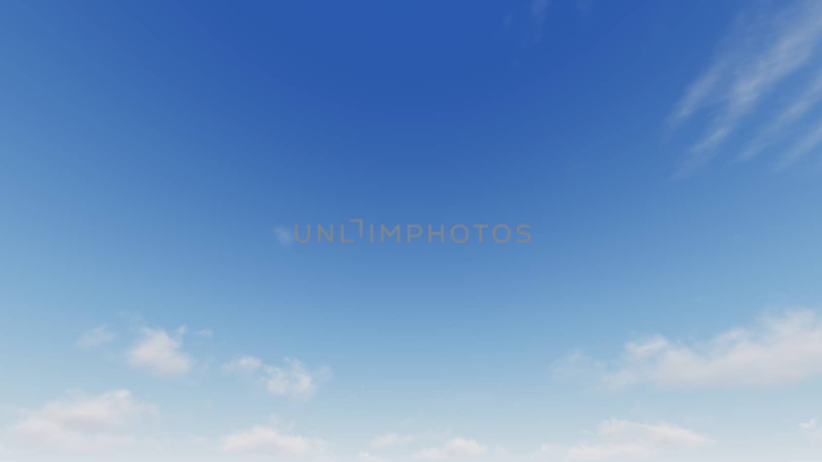 Cloudy blue sky abstract background, blue sky background with tiny clouds, 3d rendering

