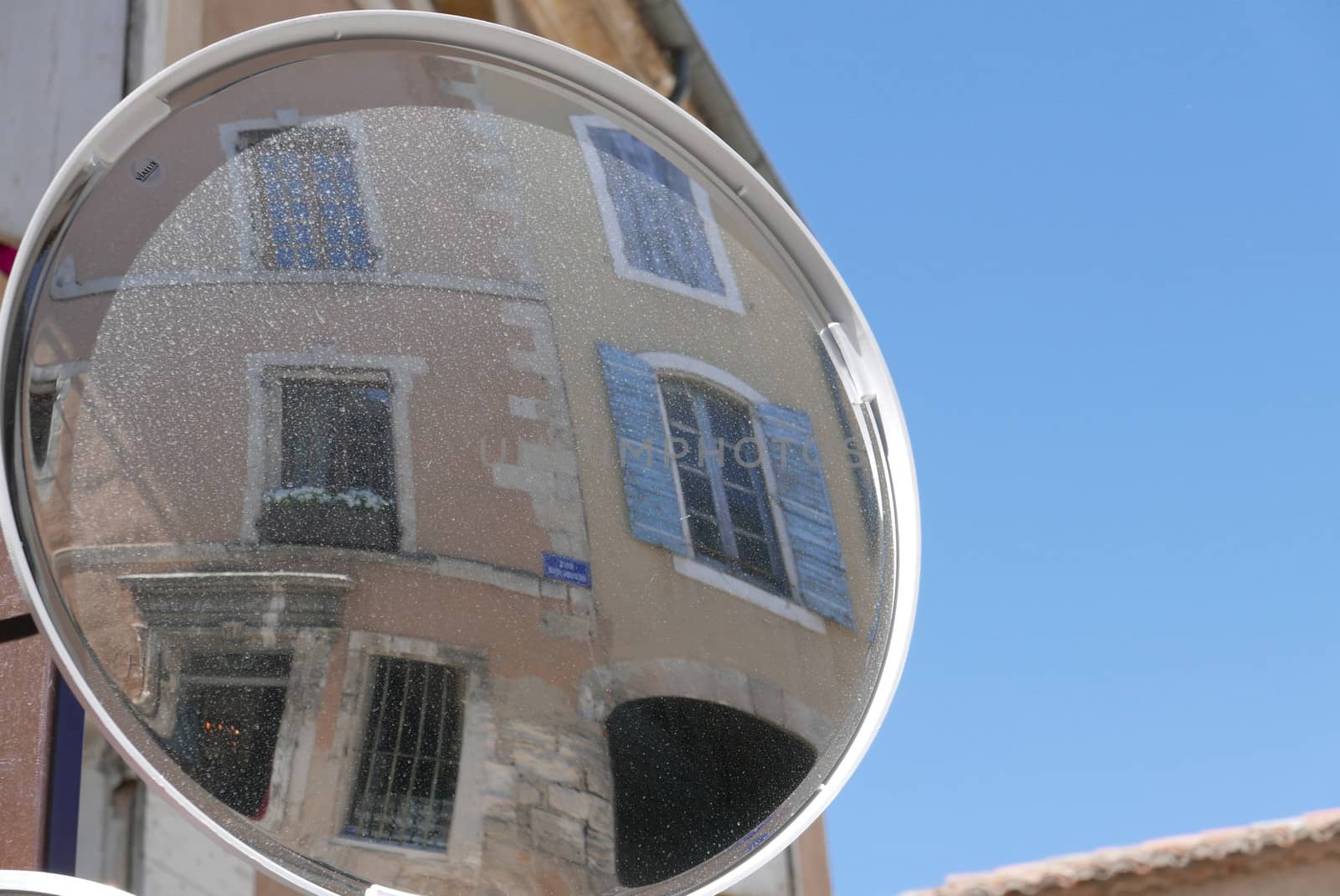 village of vaucluse, roussillon and bonnieux between vineyard and village, France