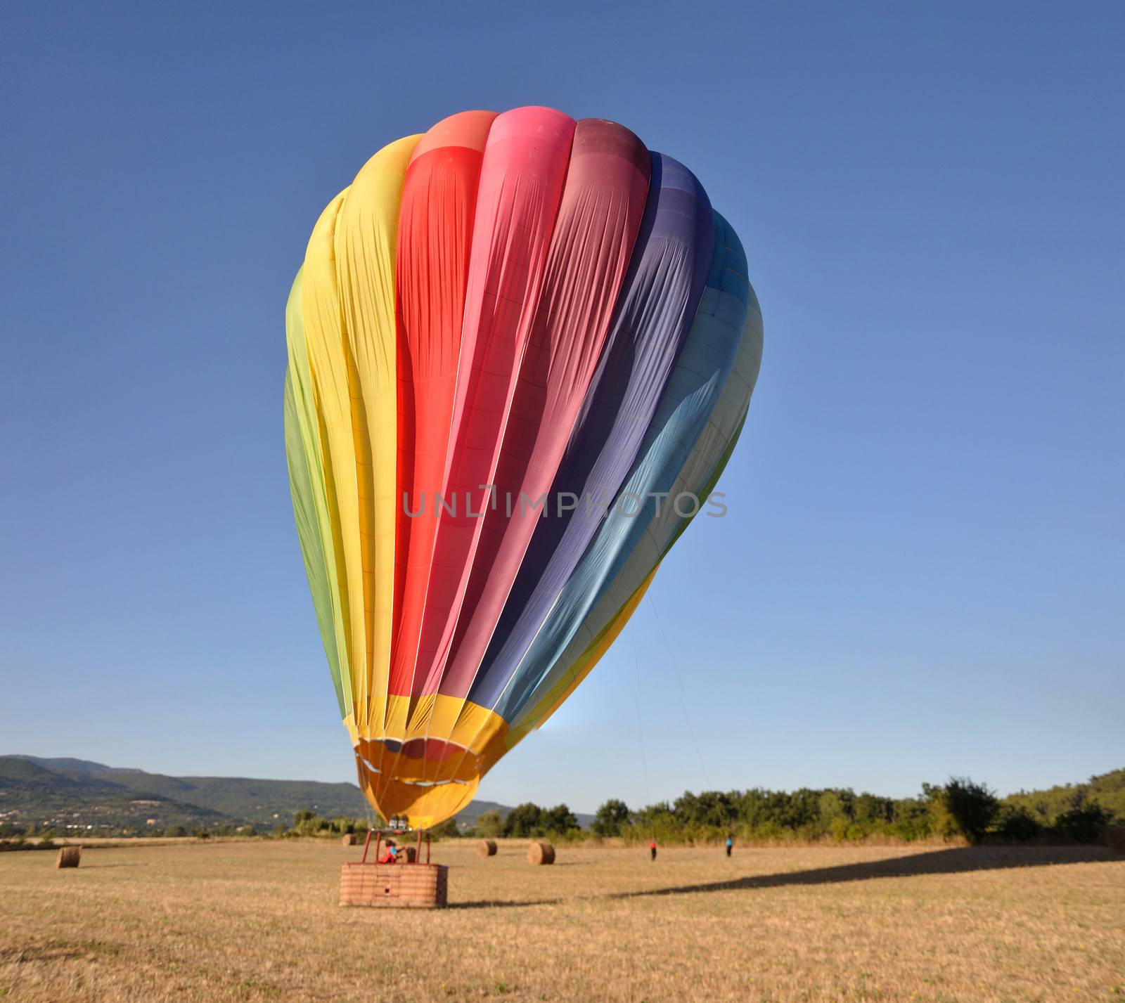 village of vaucluse, roussillon and bonnieux between vineyard an