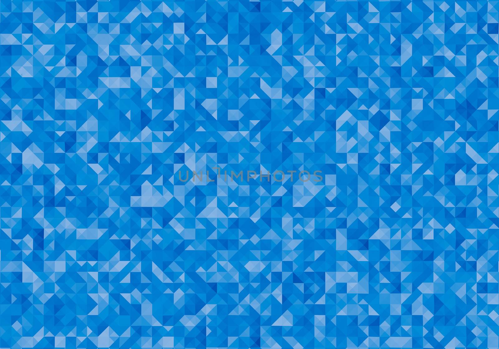 Abstract blue geometric background. 3D low poly style. by SaitanSainam