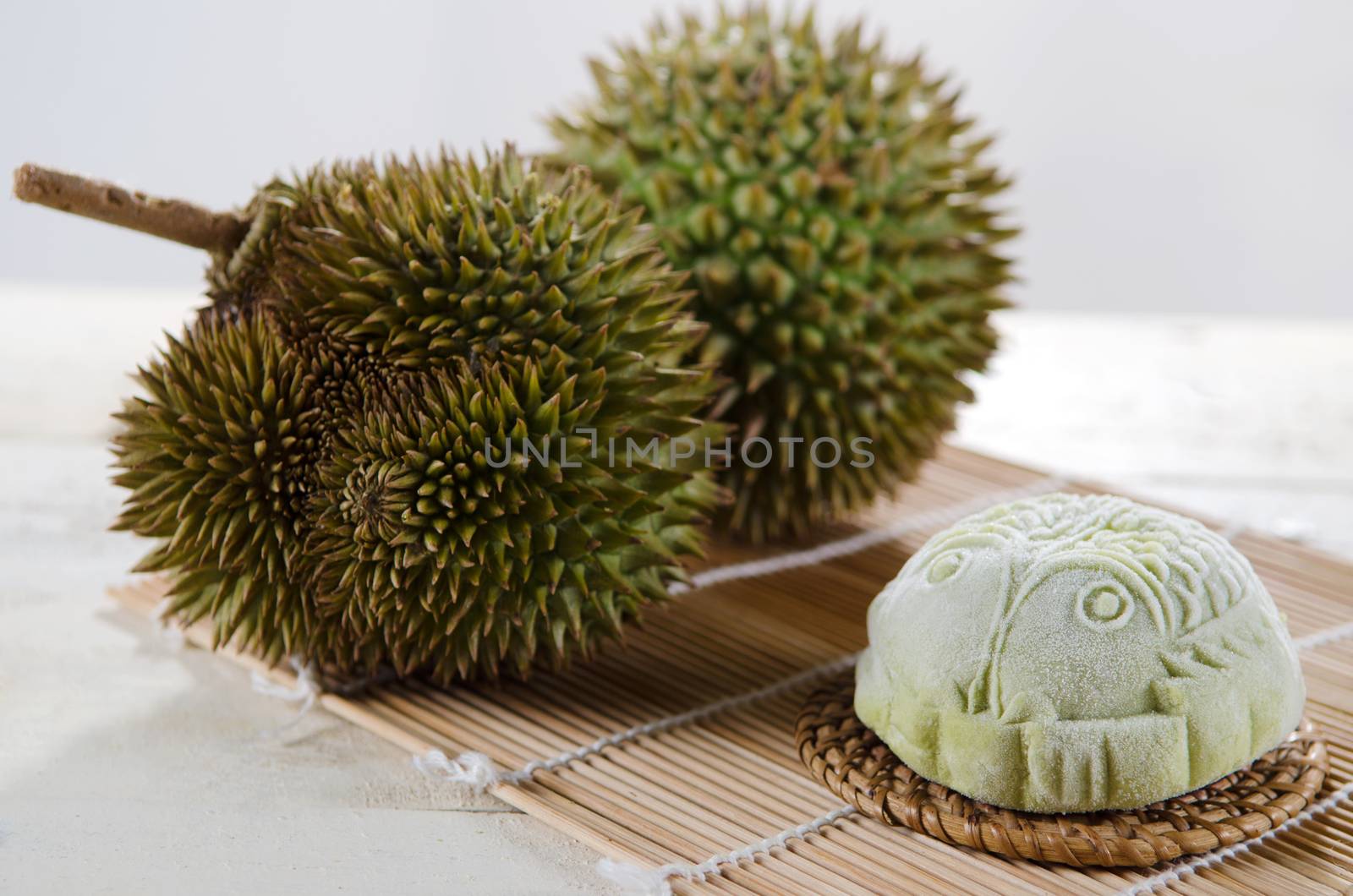  Durian Mooncake ,Chinese mid autumn festival food.